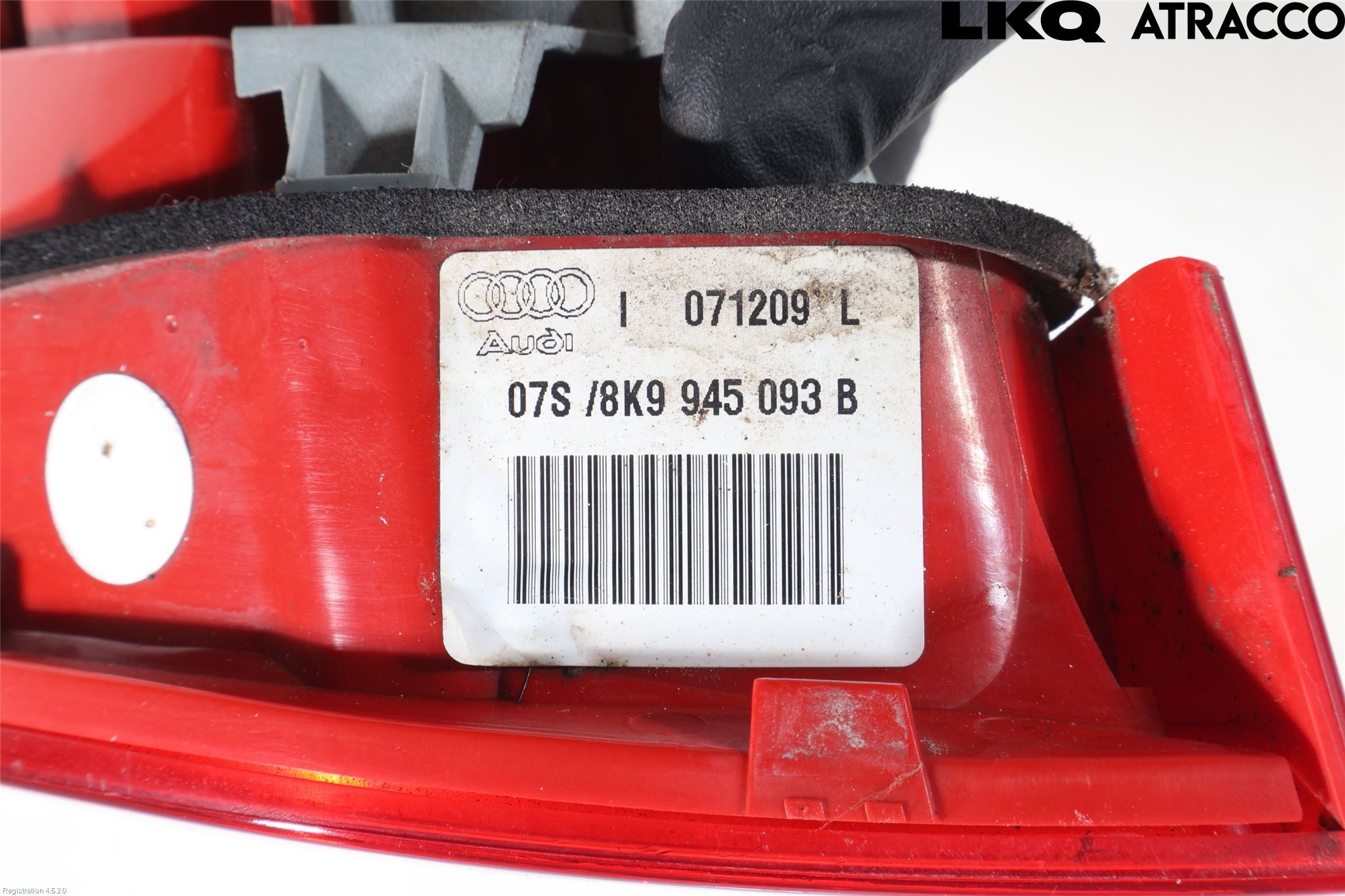 Audi A4 ALLROAD 09-16 Baklykt Venstre  På Luke(Indre