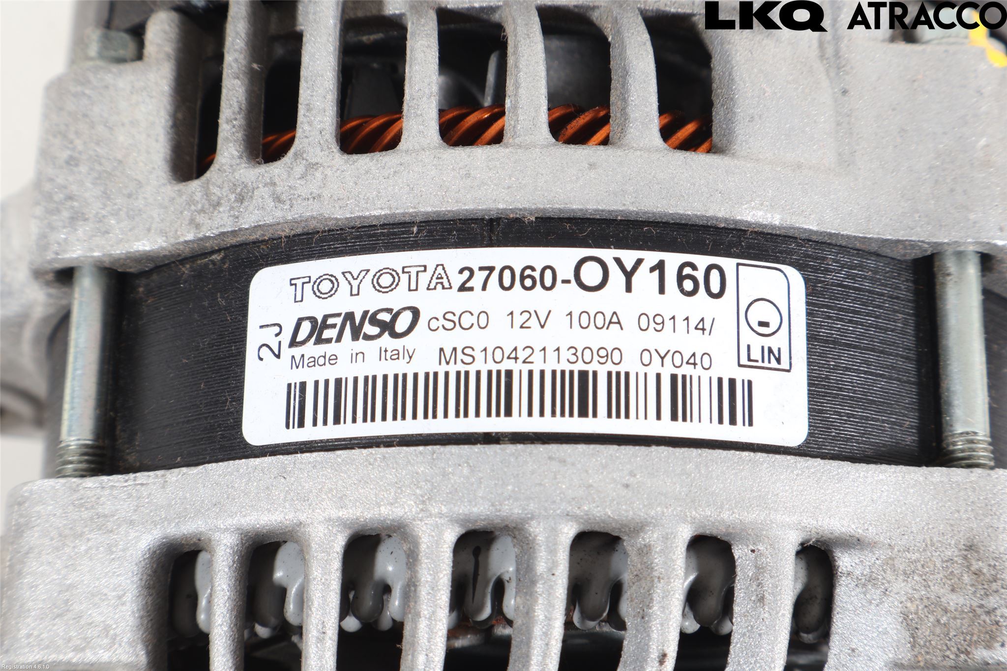 Toyota YARIS XP130 12-14 Dynamo