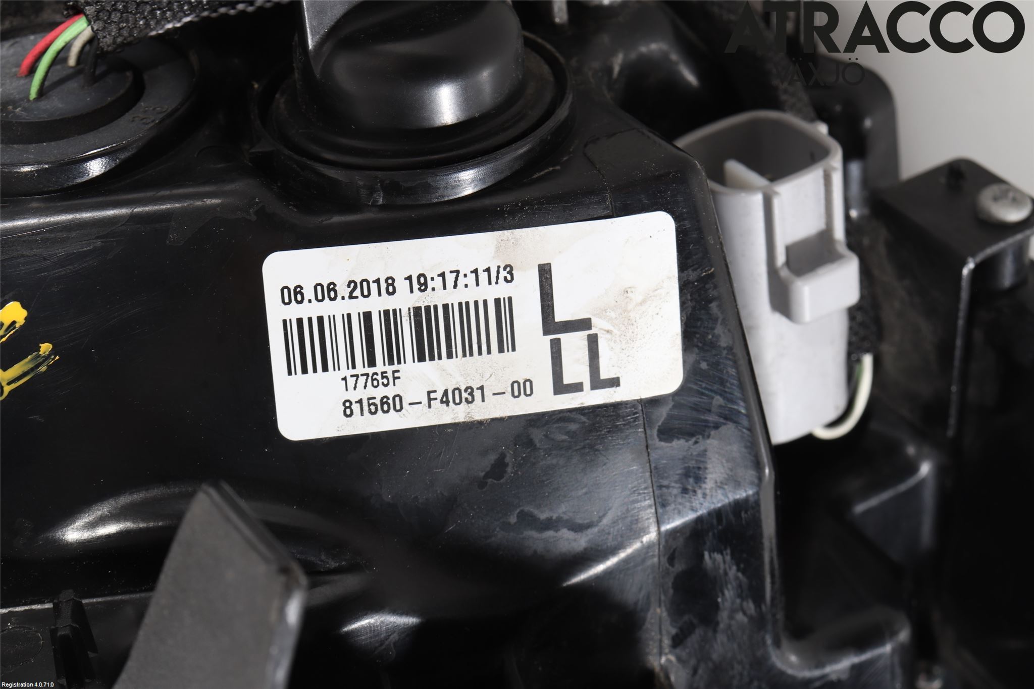 Toyota C-HR 16-23 Baklykt Venstre