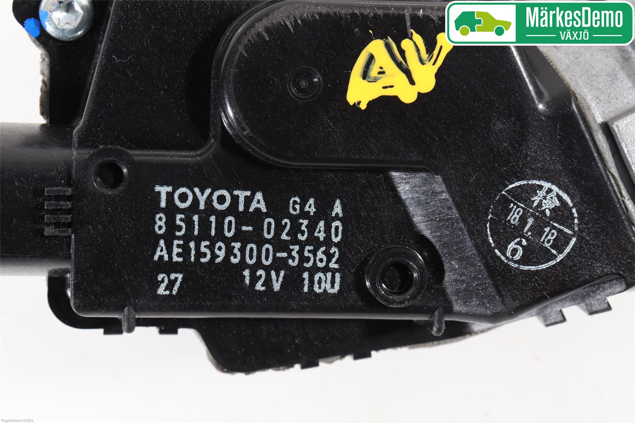 Toyota AURIS 13-19 Viskermotor Frontrute