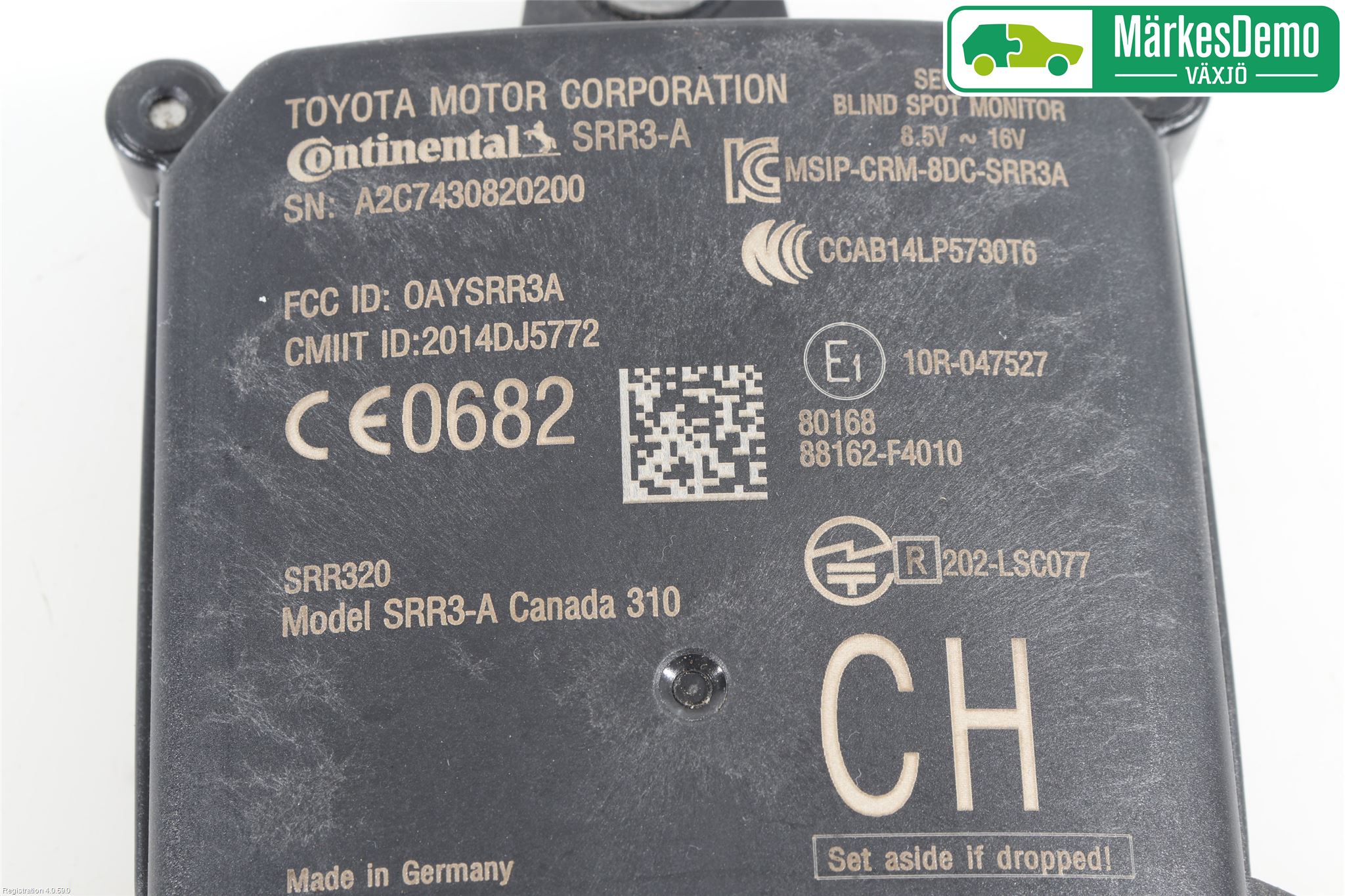 Toyota C-HR 16-23 Sensor Kollisjonsbeskyttelse