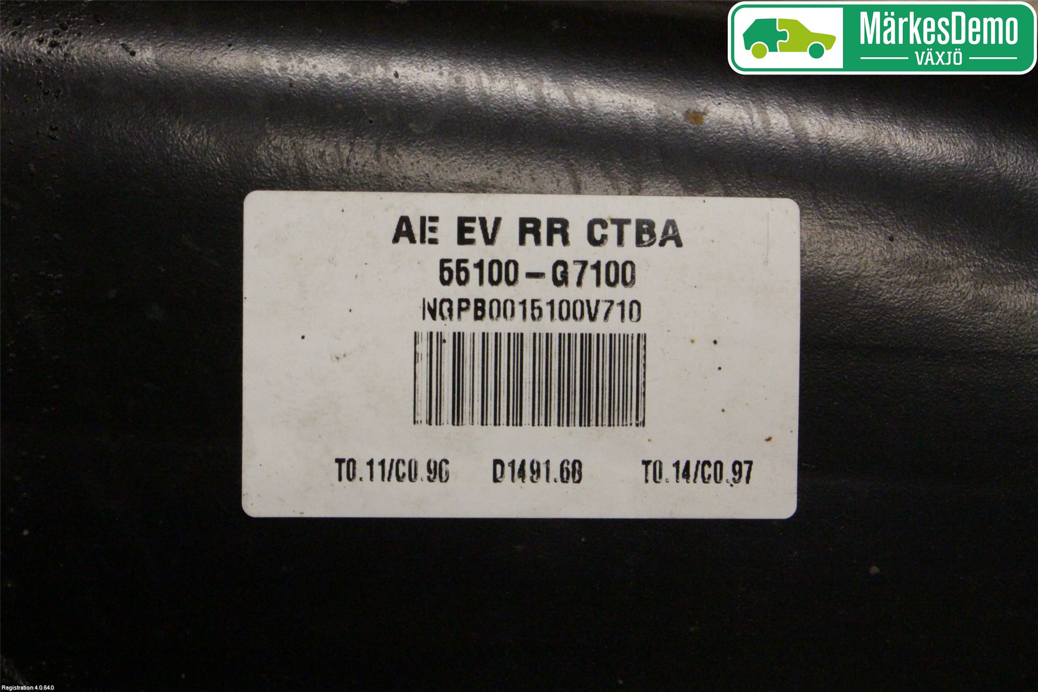 Hyundai IONIQ AE 17-22 Bakaksel Feste Travers-Ramme
