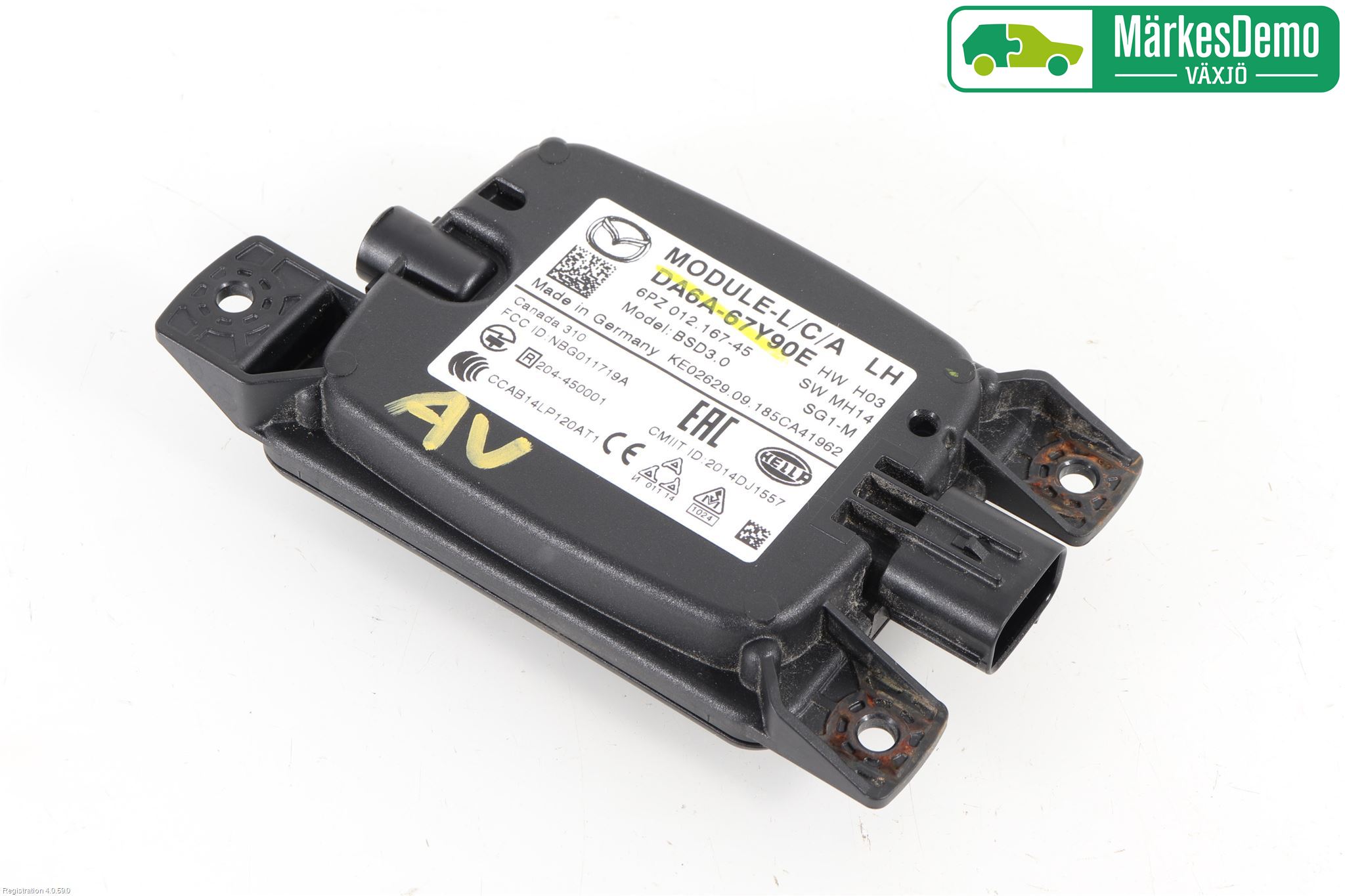 Mazda 2 (DJ) 15-22 Sensor Kollisjonsbeskyttelse