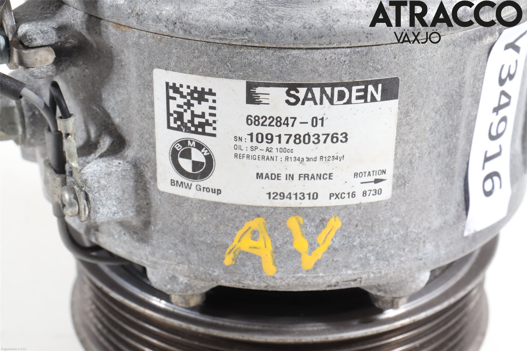 BMW 5 G30/G31/F90 17-23 Varme Ac Kompressor