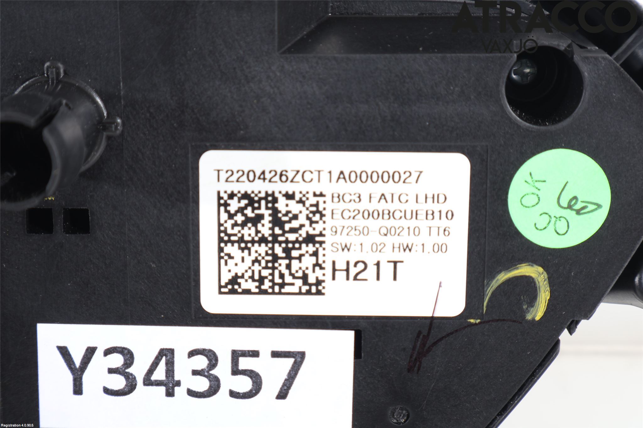 Hyundai BAYON BC3 21- Varme Ac Betjening-Display