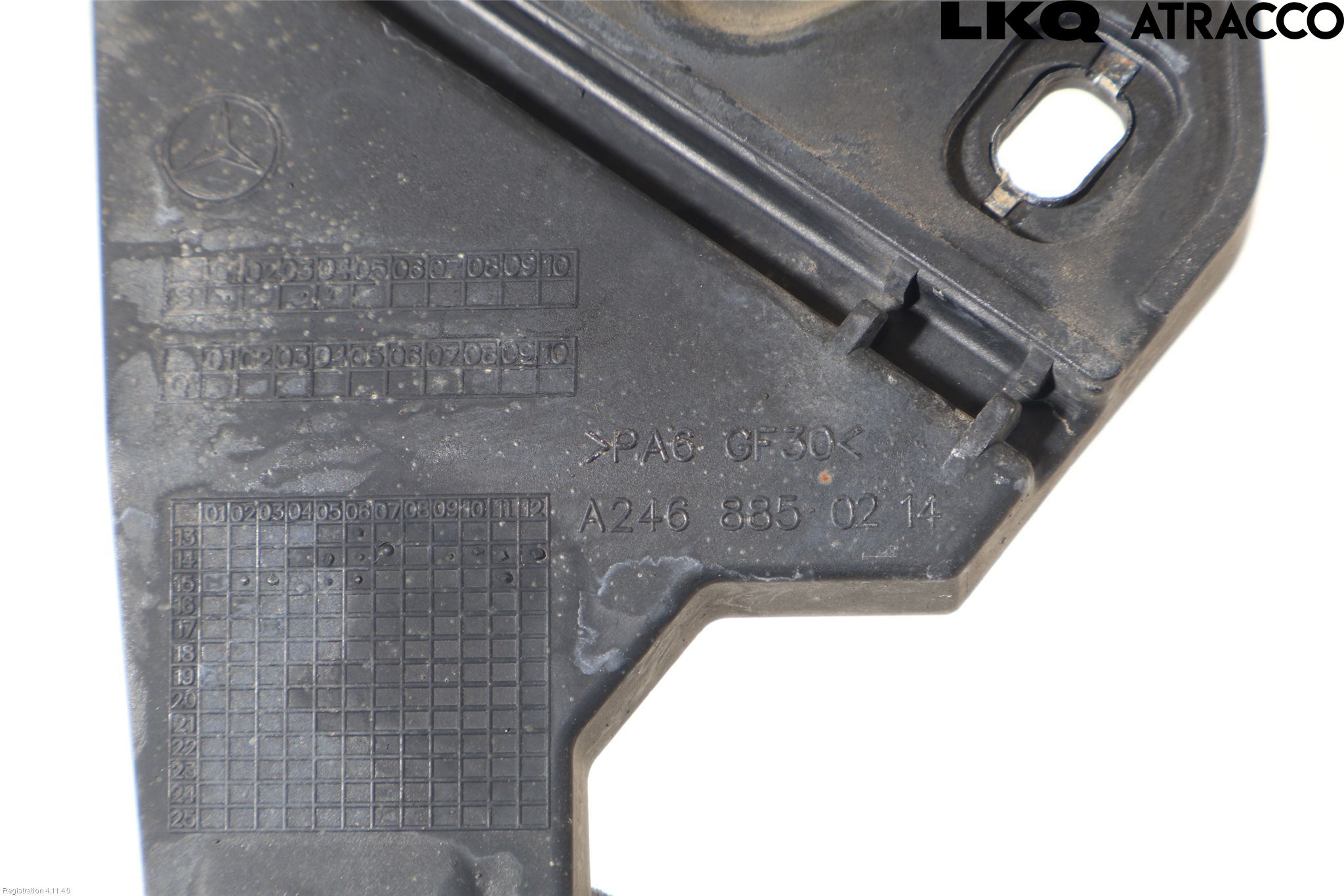 Mercedes-Benz MB B-KLASS (W246/W242) 12-19 Støtfangerfeste Bak Høyre