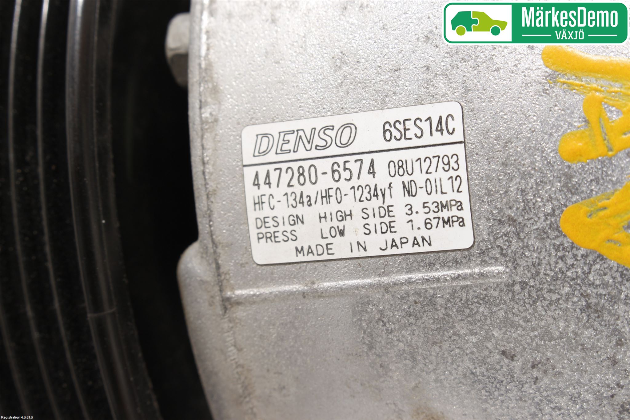 Toyota VERSO 09-18 Varme Ac Kompressor