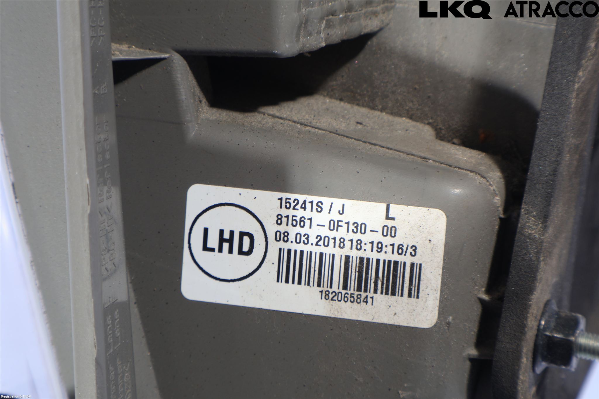 Toyota VERSO 09-18 Baklykt Venstre