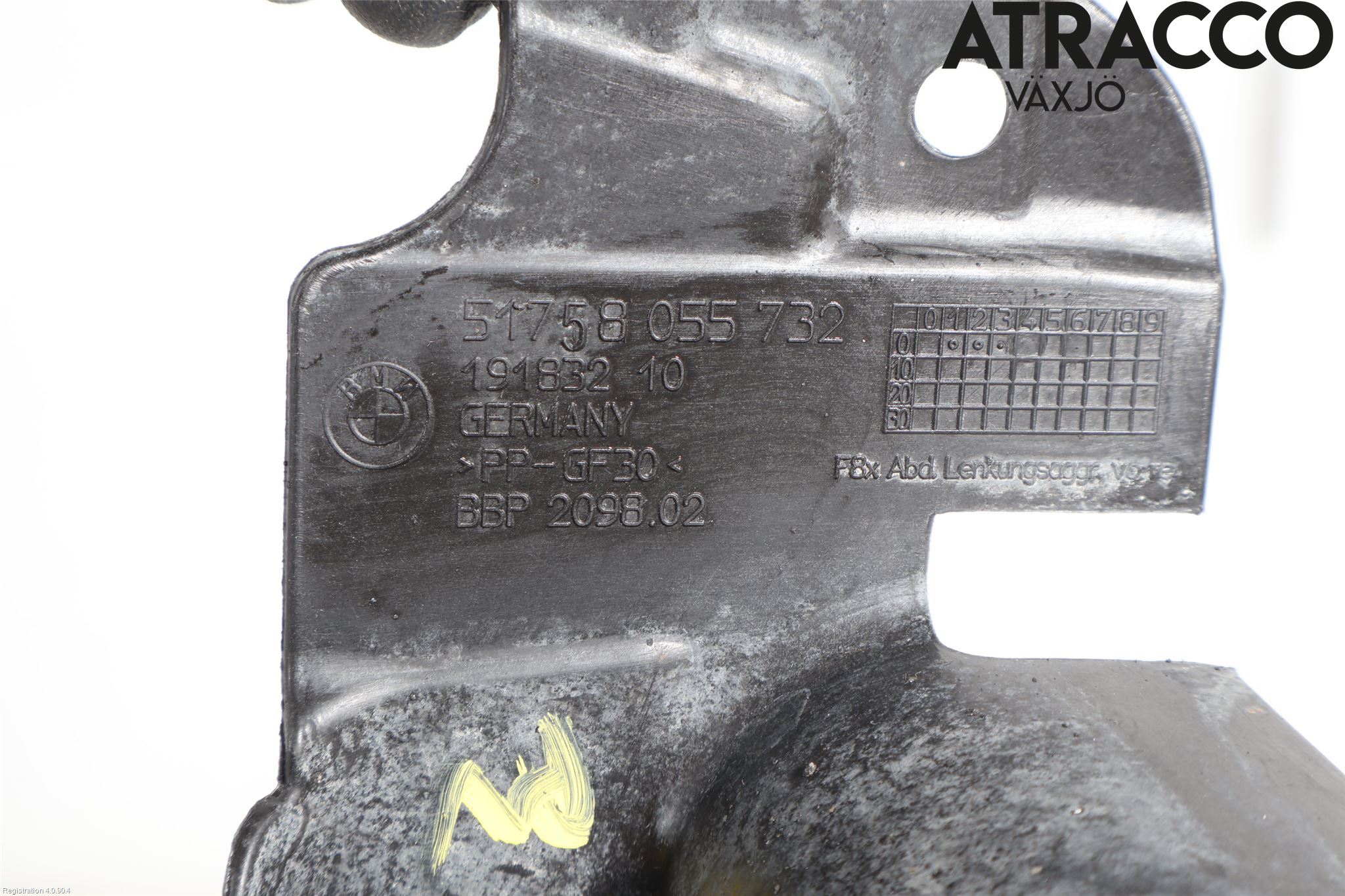 BMW 2 F22/F23/F87 Coupé/Cab 13-21 Bunnplate U Motor-Gear-Dørk