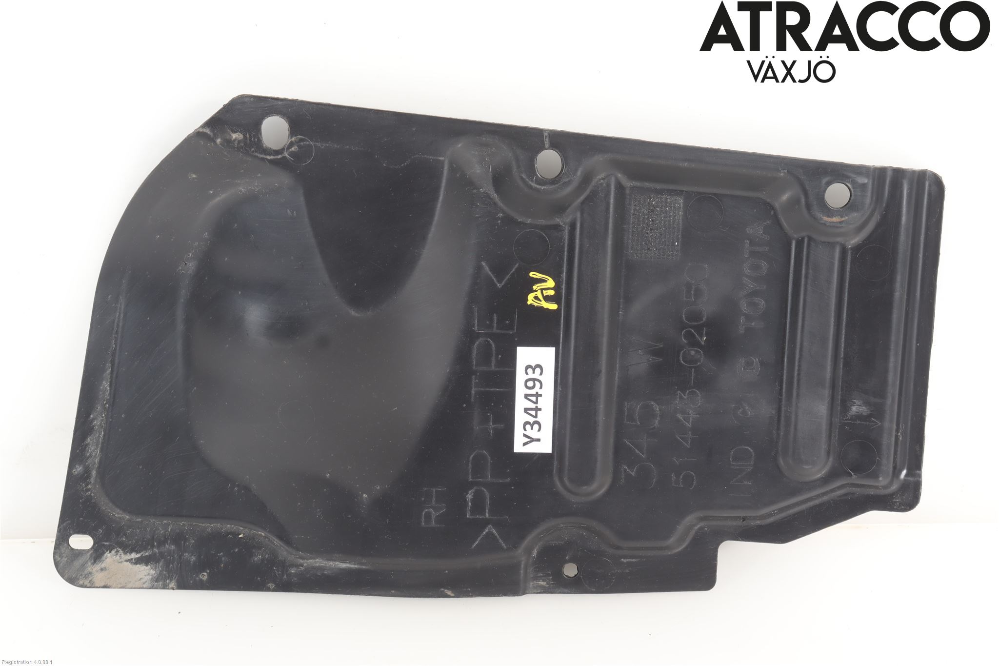 Toyota AURIS 10-12 Bunnplate U Motor-Gear-Dørk