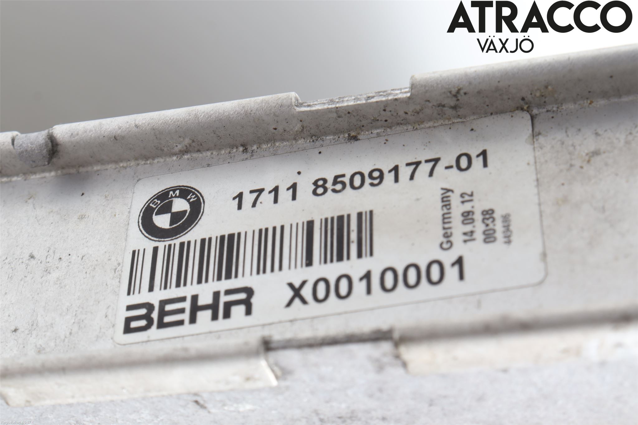 BMW 5 F10/F11/F18 09-17 Radiator Manuell