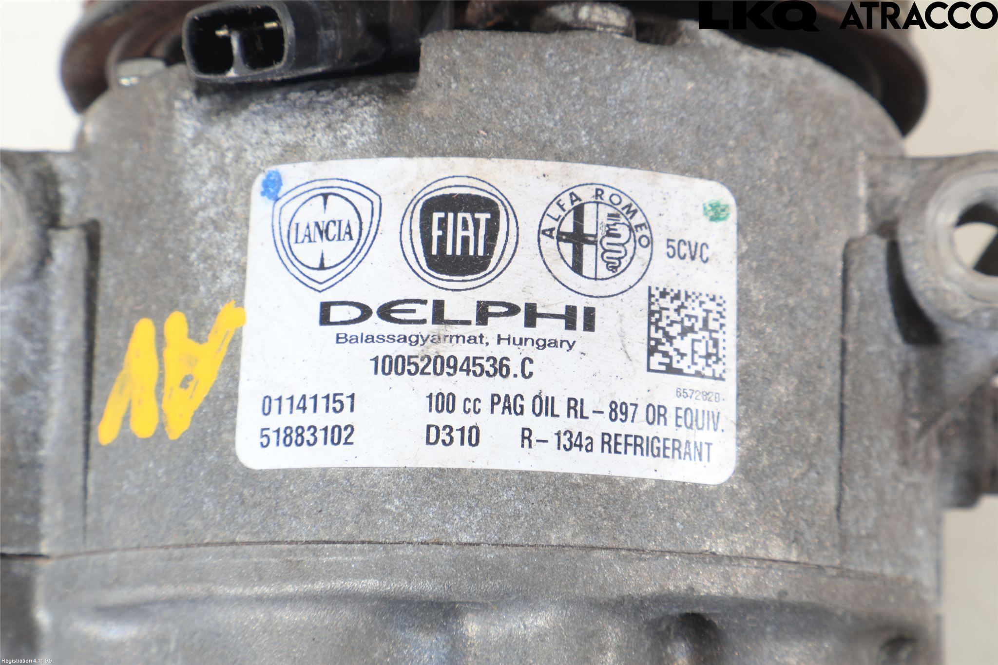Fiat 500L 13-19 Varme Ac Kompressor