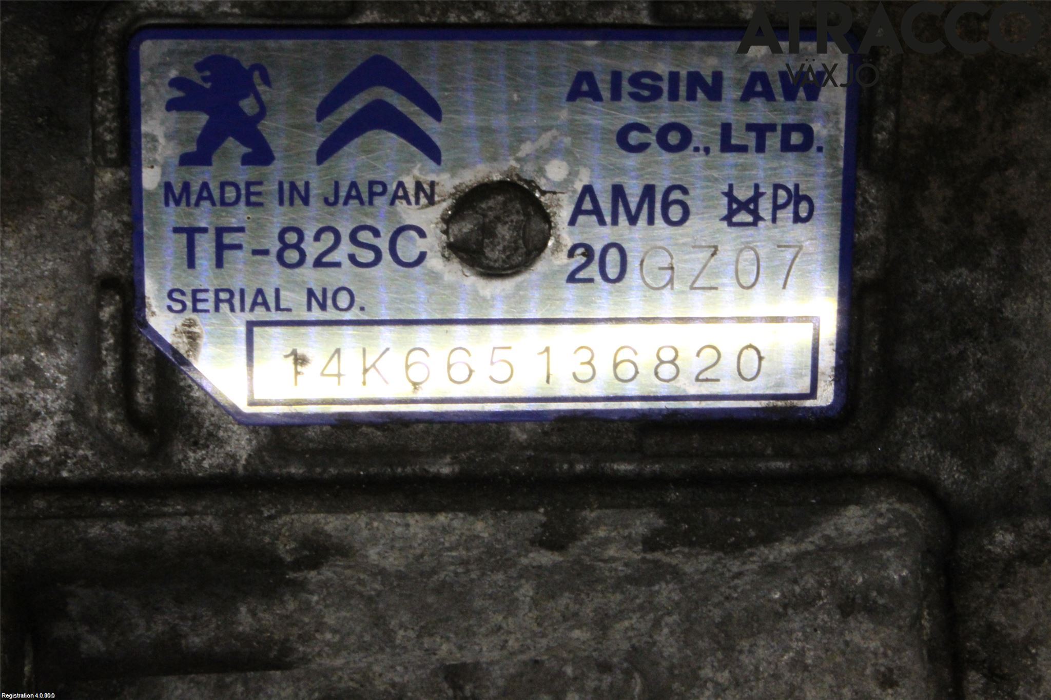 Peugeot 308 14-21 Gearkasse Automat
