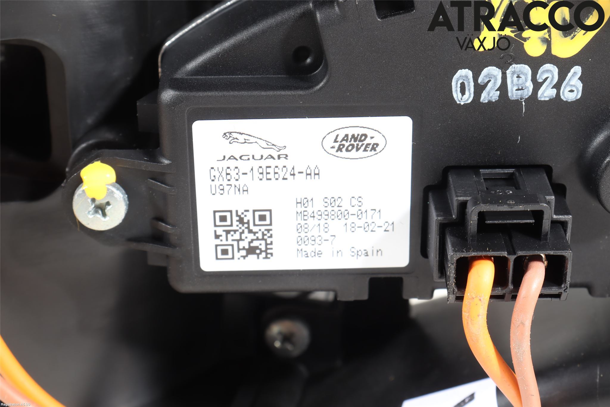 Landrover RANGE ROVER VELAR (L560) 17- Varmeapparat Viftemotor