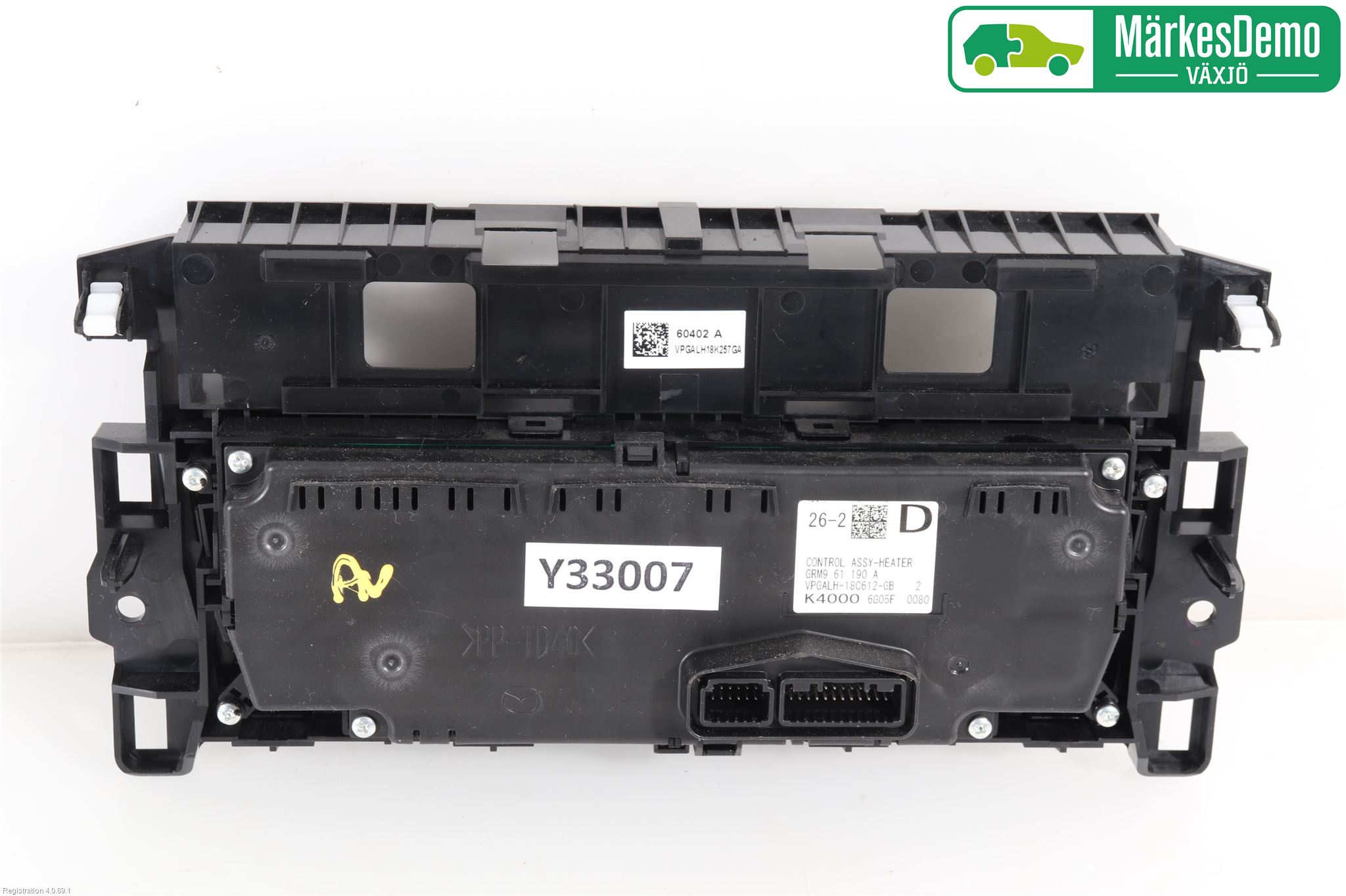 Mazda 6 13- Varme Ac Betjening-Display