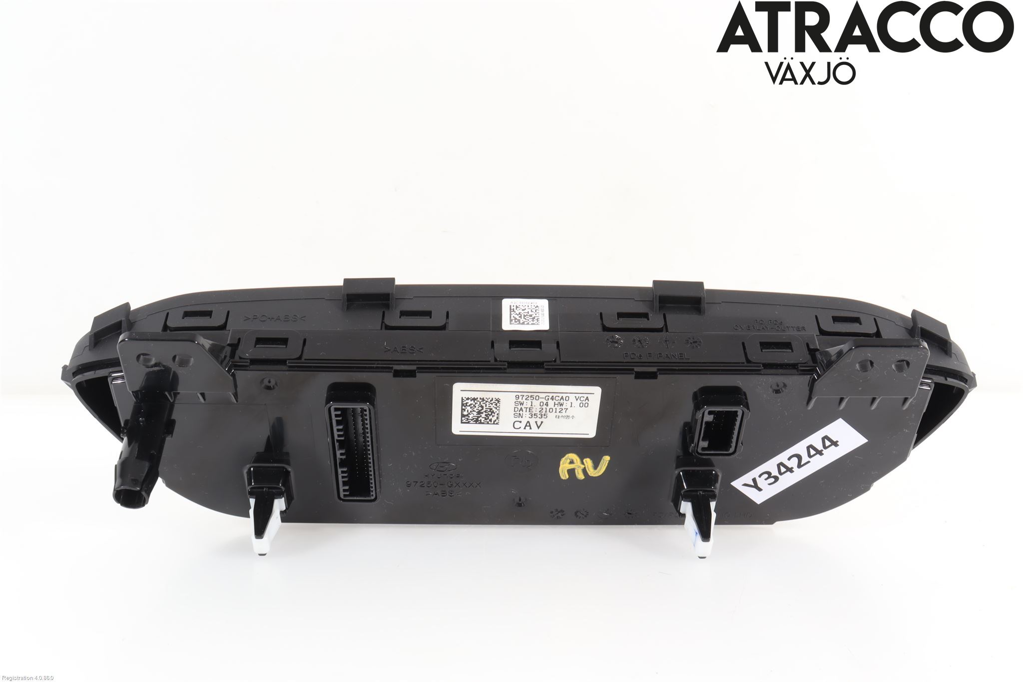 Hyundai i30 PD 17- Varme Ac Betjening-Display