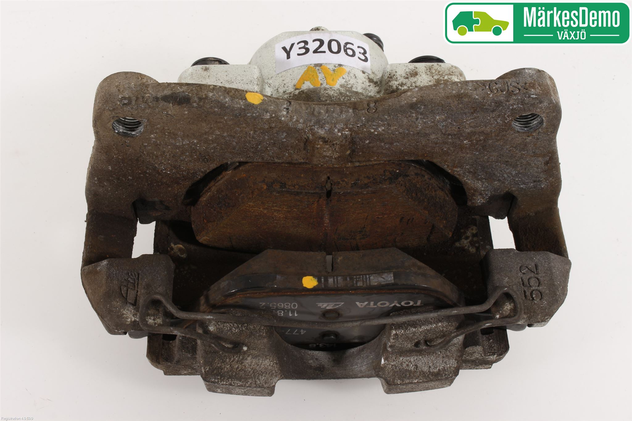 Toyota YARIS XP130 15-20 Bremsecaliper Foran Høyre