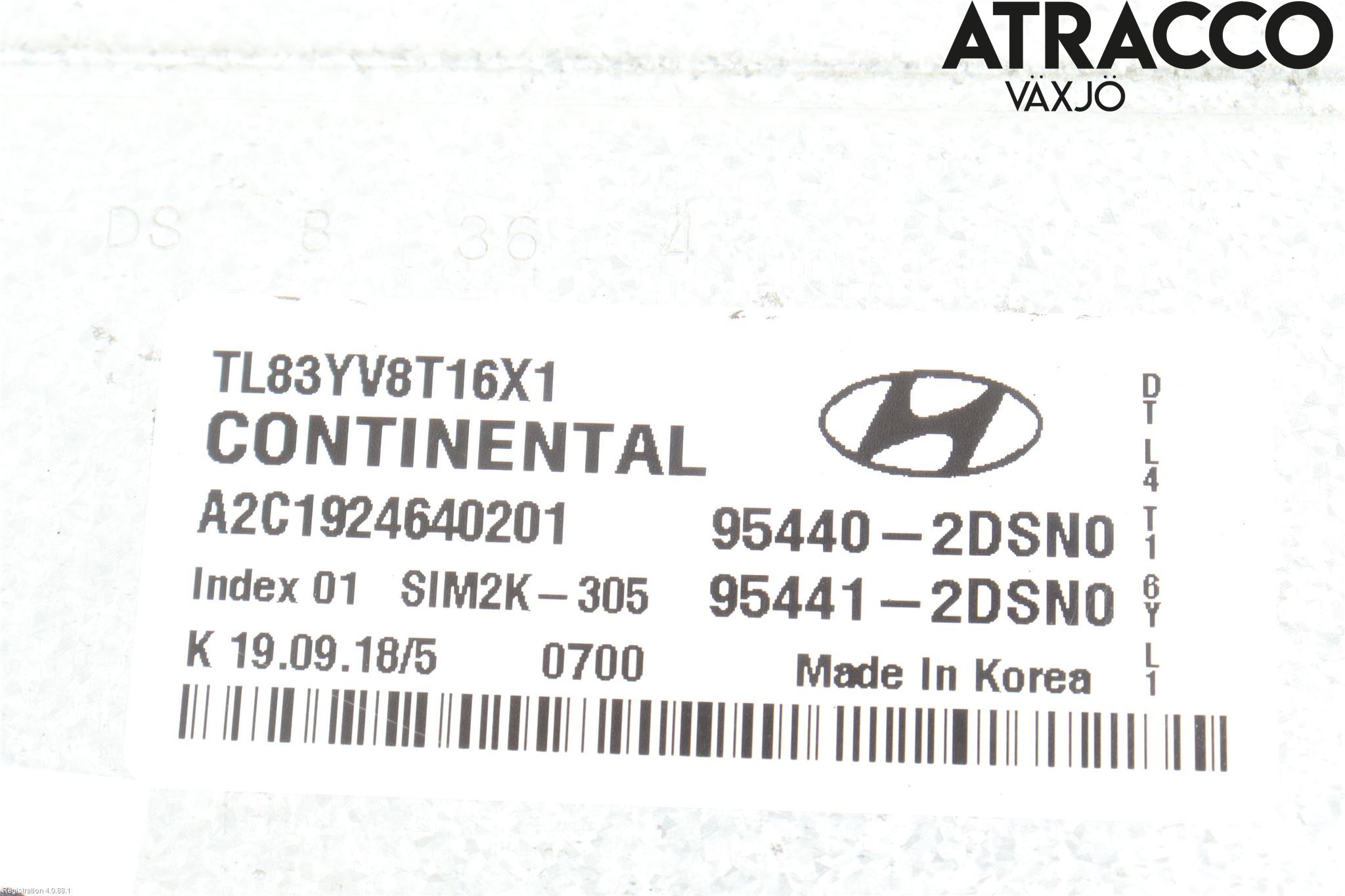 Hyundai TUCSON 05- Styreenhet Gearkasse