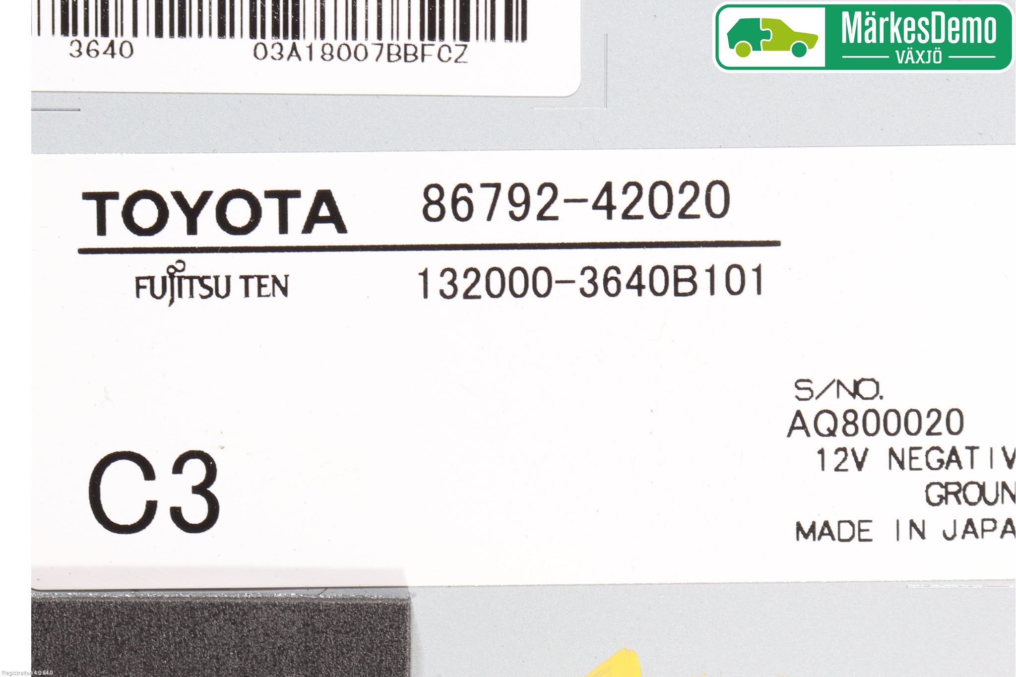 Toyota RAV4 13-18 Styreenhet Parkering