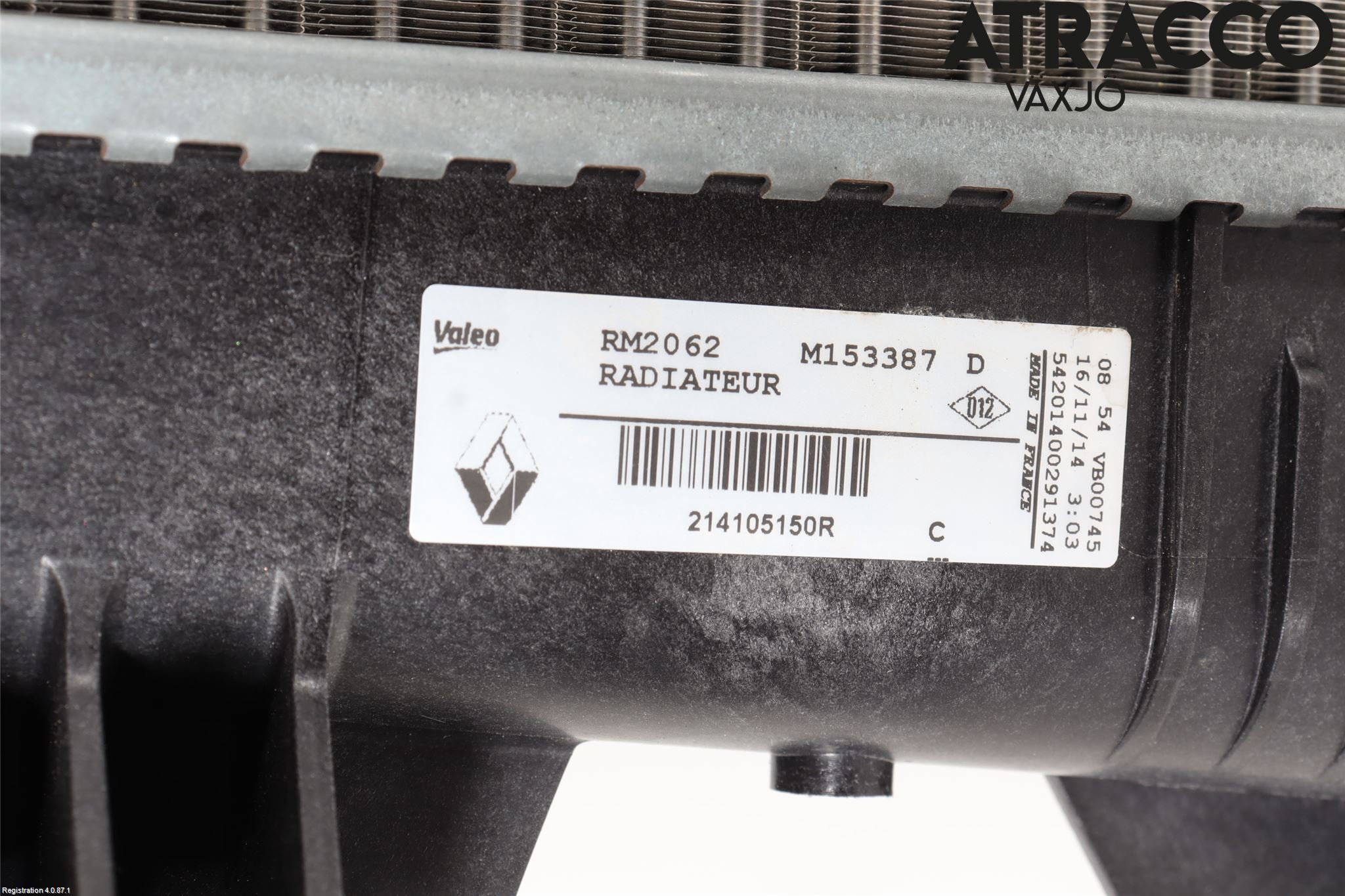 Renault MEGANE III 09-15 Radiator Manuell