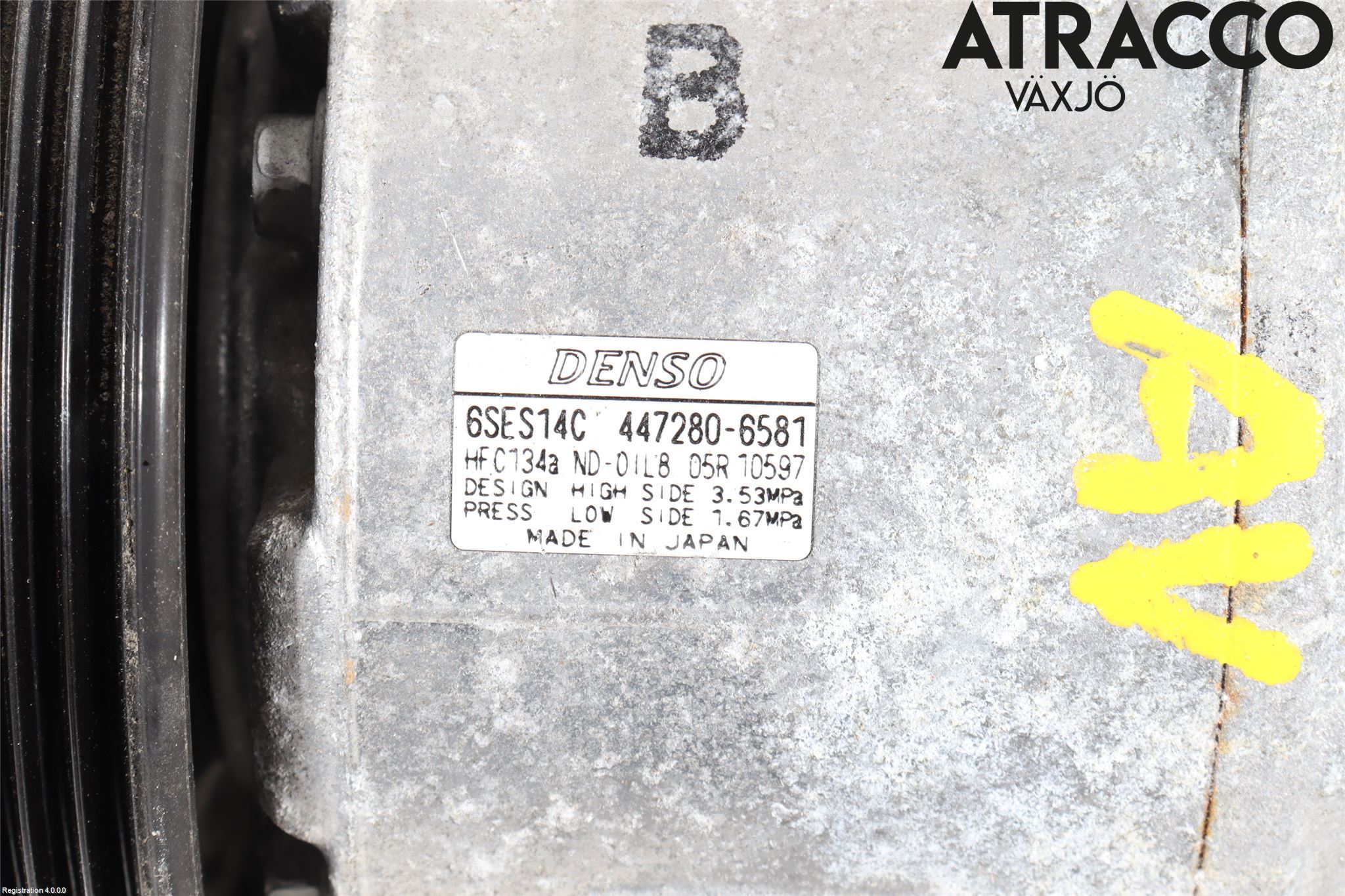 Toyota AURIS 13-19 Varme Ac Kompressor