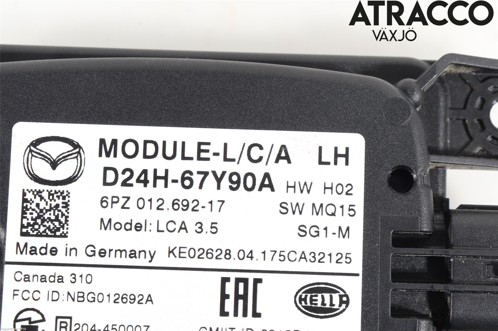 Mazda CX-3 Sensor Kollisjonsbeskyttelse