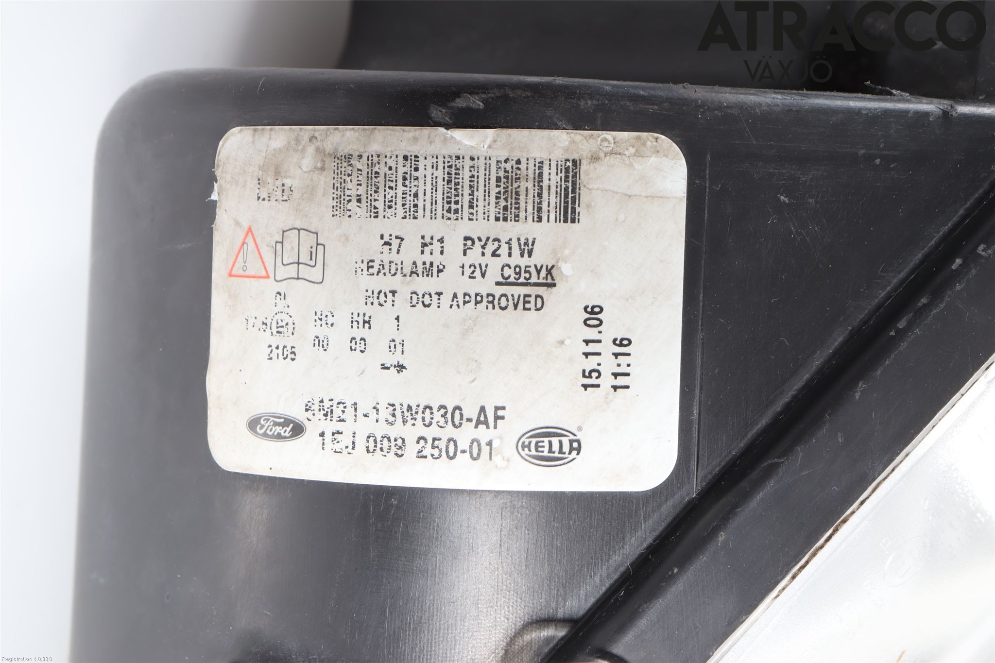 Ford S-MAX 06-15 Frontlykt Venstre