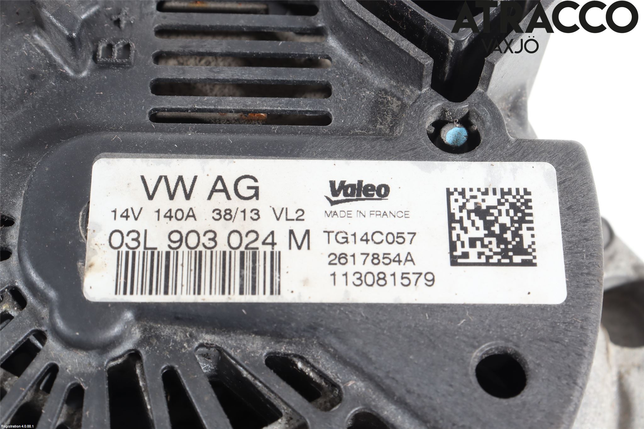 Volkswagen VW TIGUAN 07-16 Dynamo