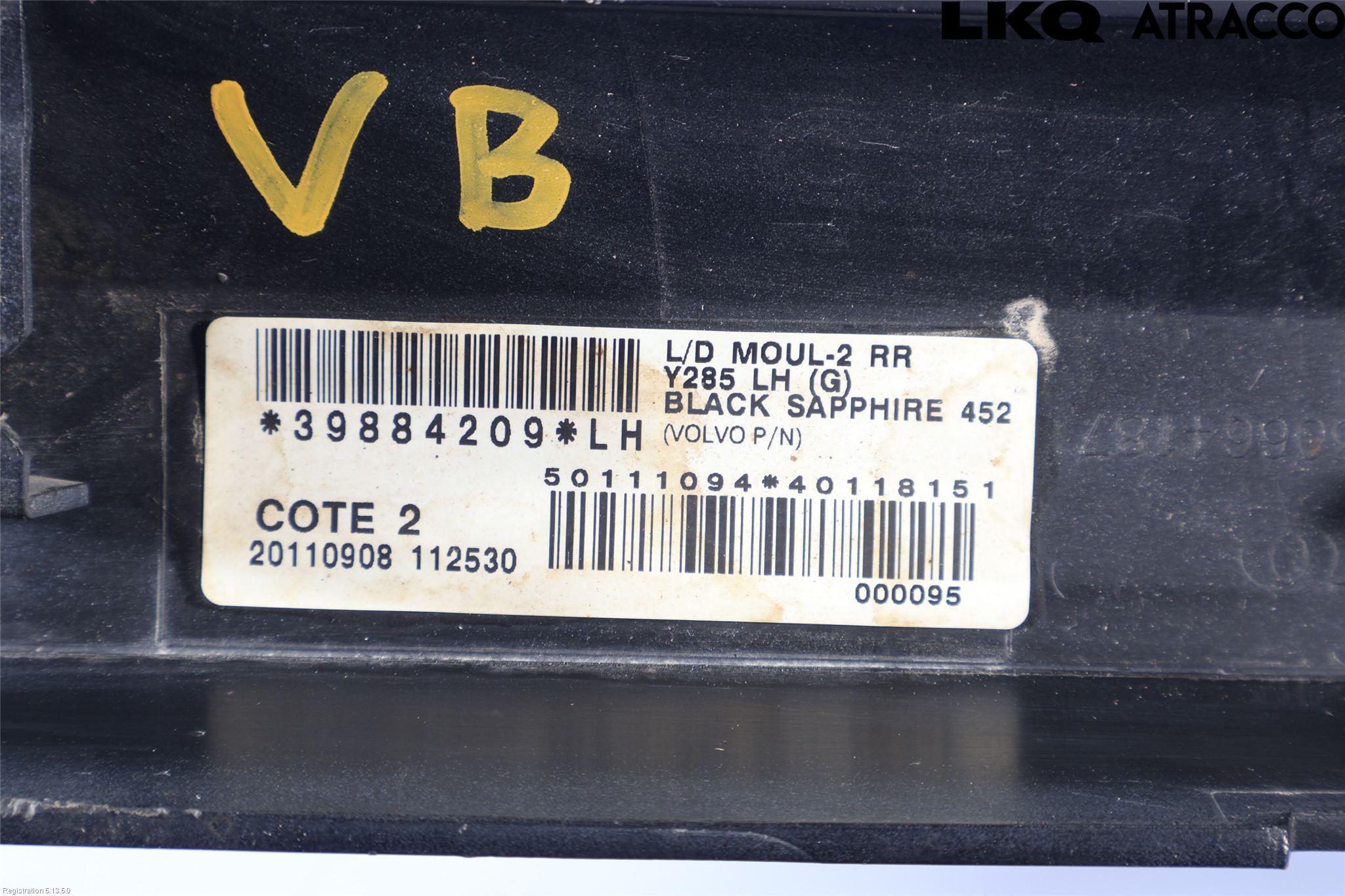 Volvo V70 08-13 List Venstre Side