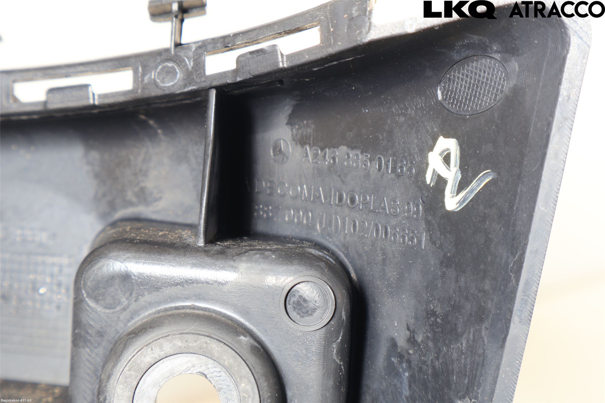 Mercedes-Benz MB B-KLASS (W246/W242) 12-19 Støtfangerfeste Bak Venstre