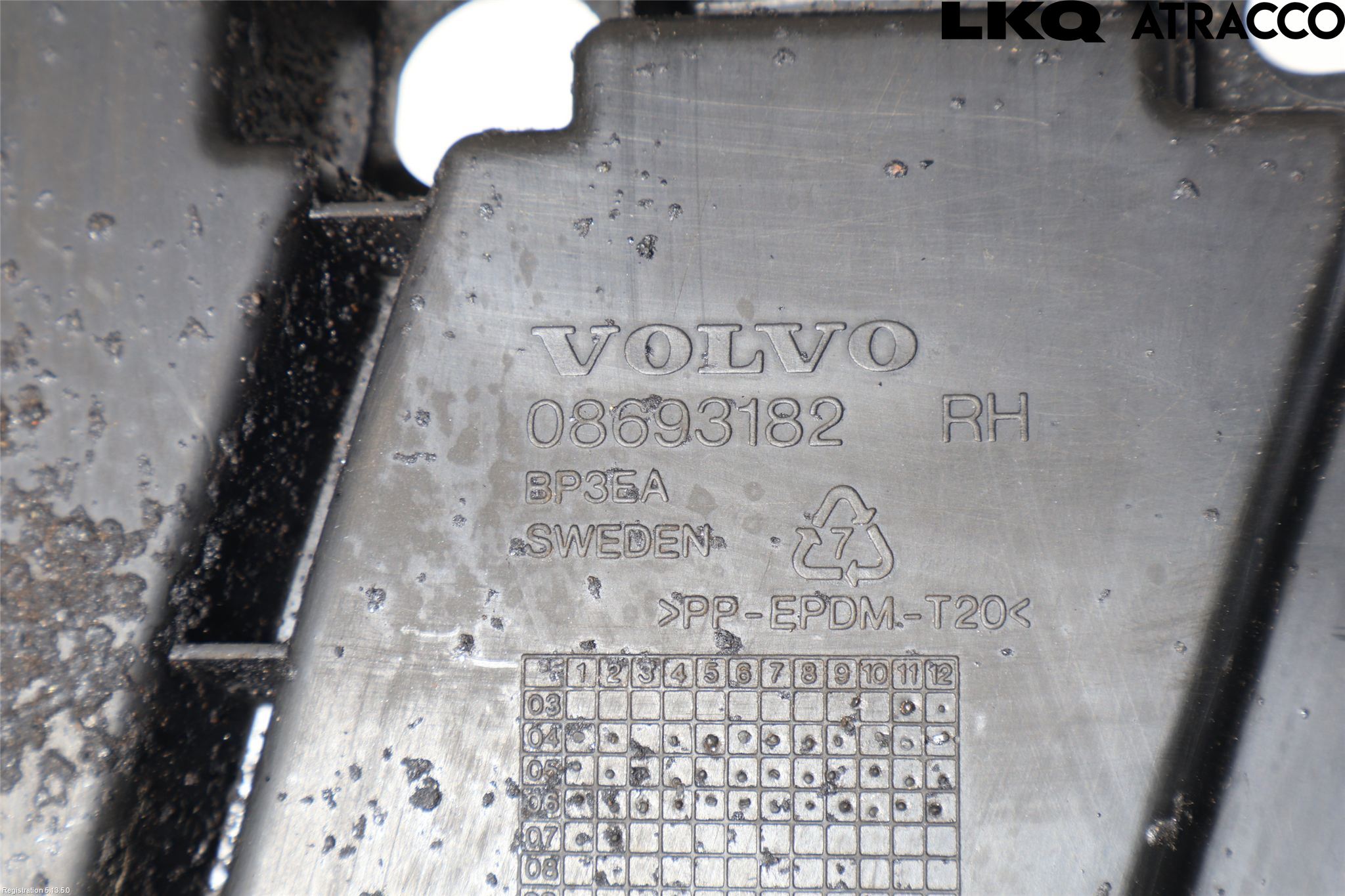 Volvo V70 05-08 Støtfangerfeste Foran Høyre