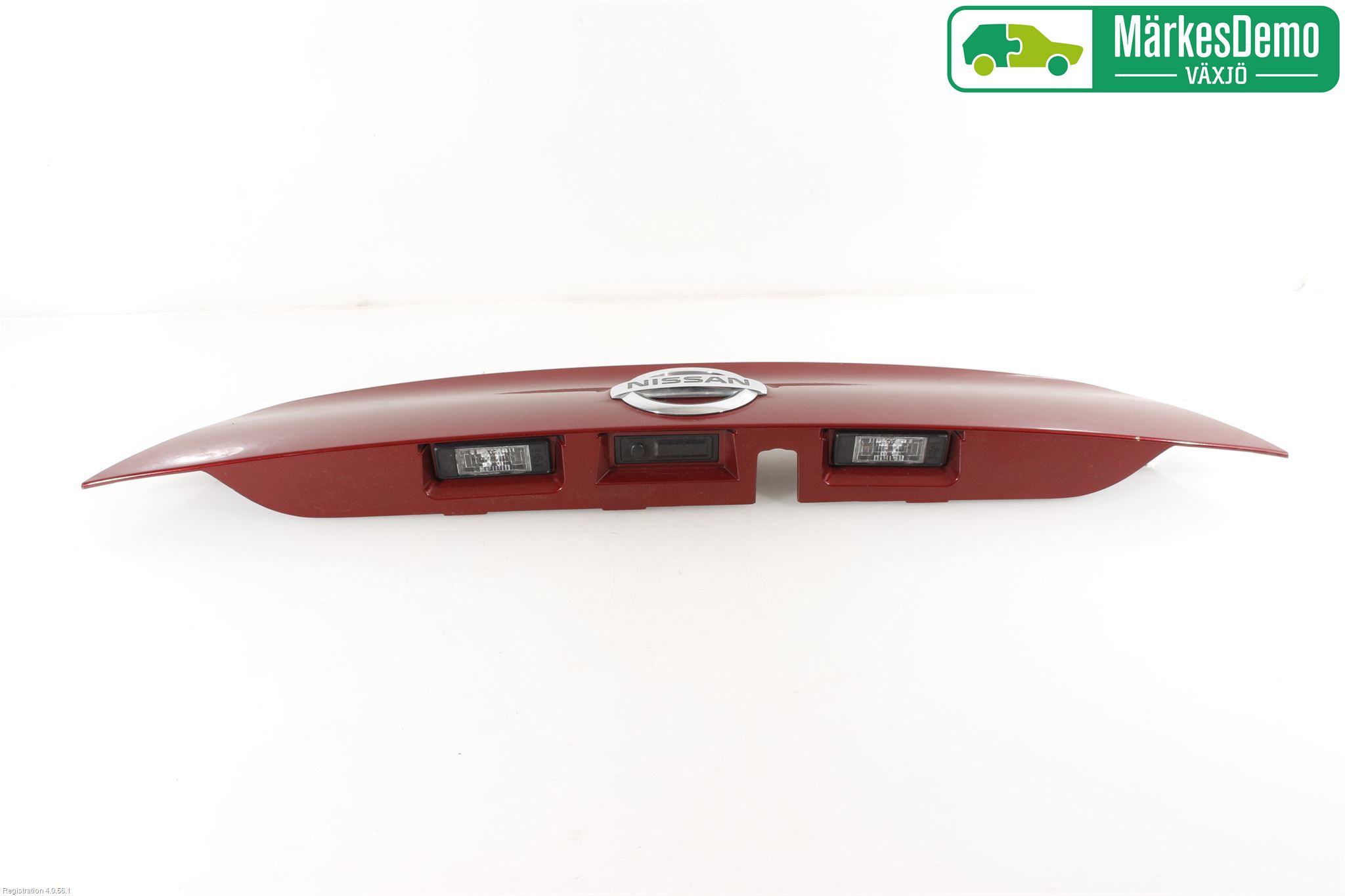 Nissan QASHQAI 14-17 Refleksplate - Skiltplate