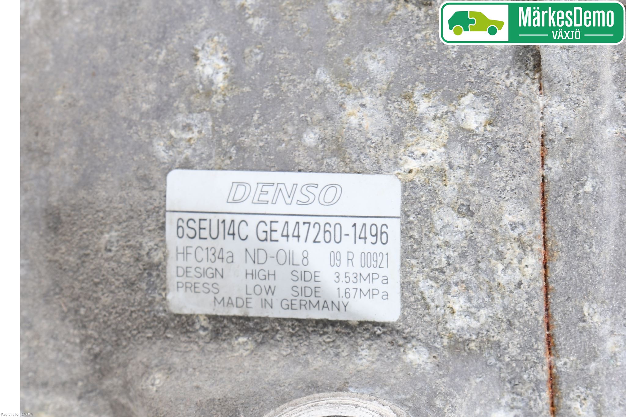 Toyota VERSO 09-18 Varme Ac Kompressor