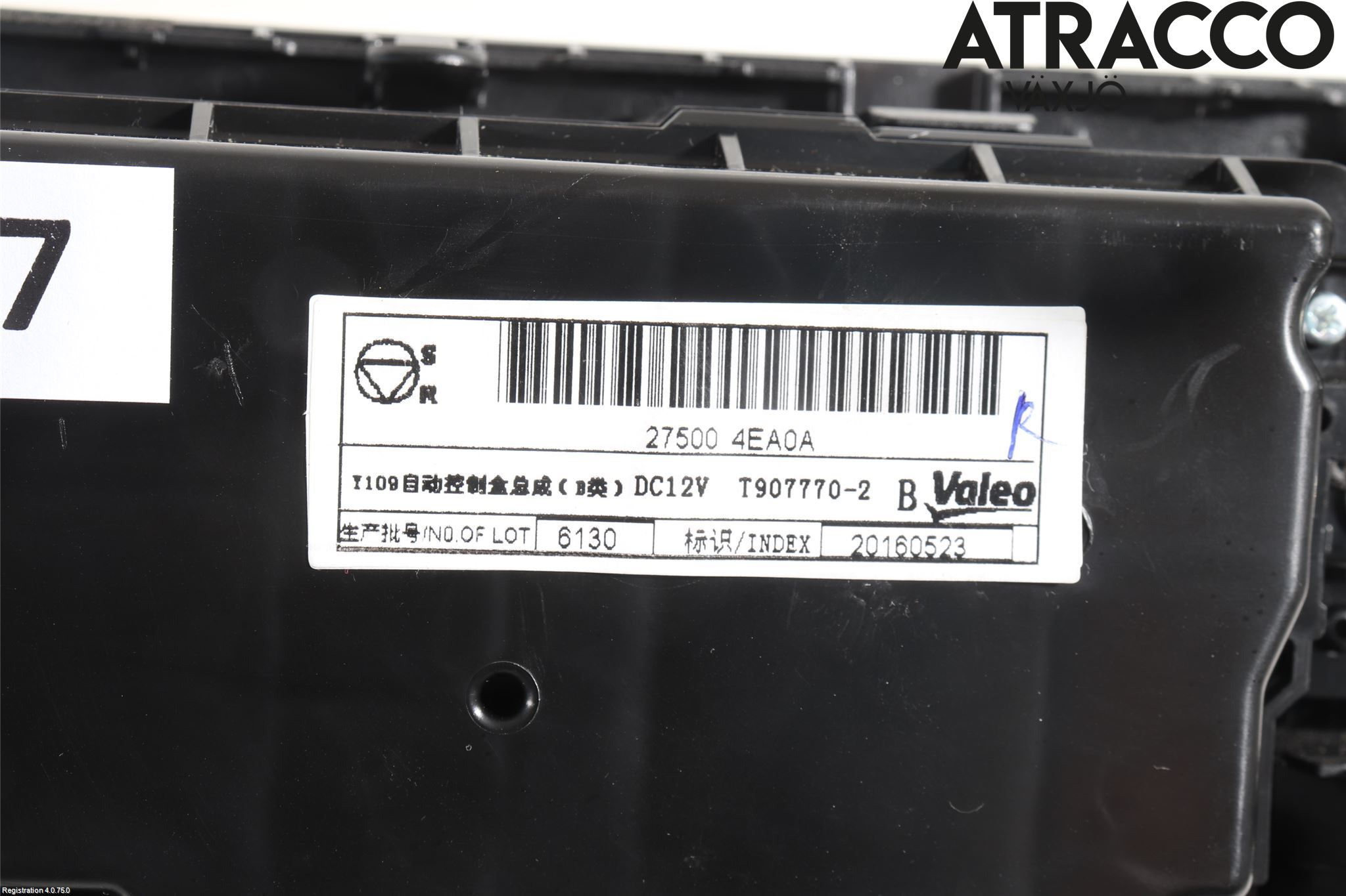 Nissan QASHQAI 14-17 Varme Ac Betjening-Display