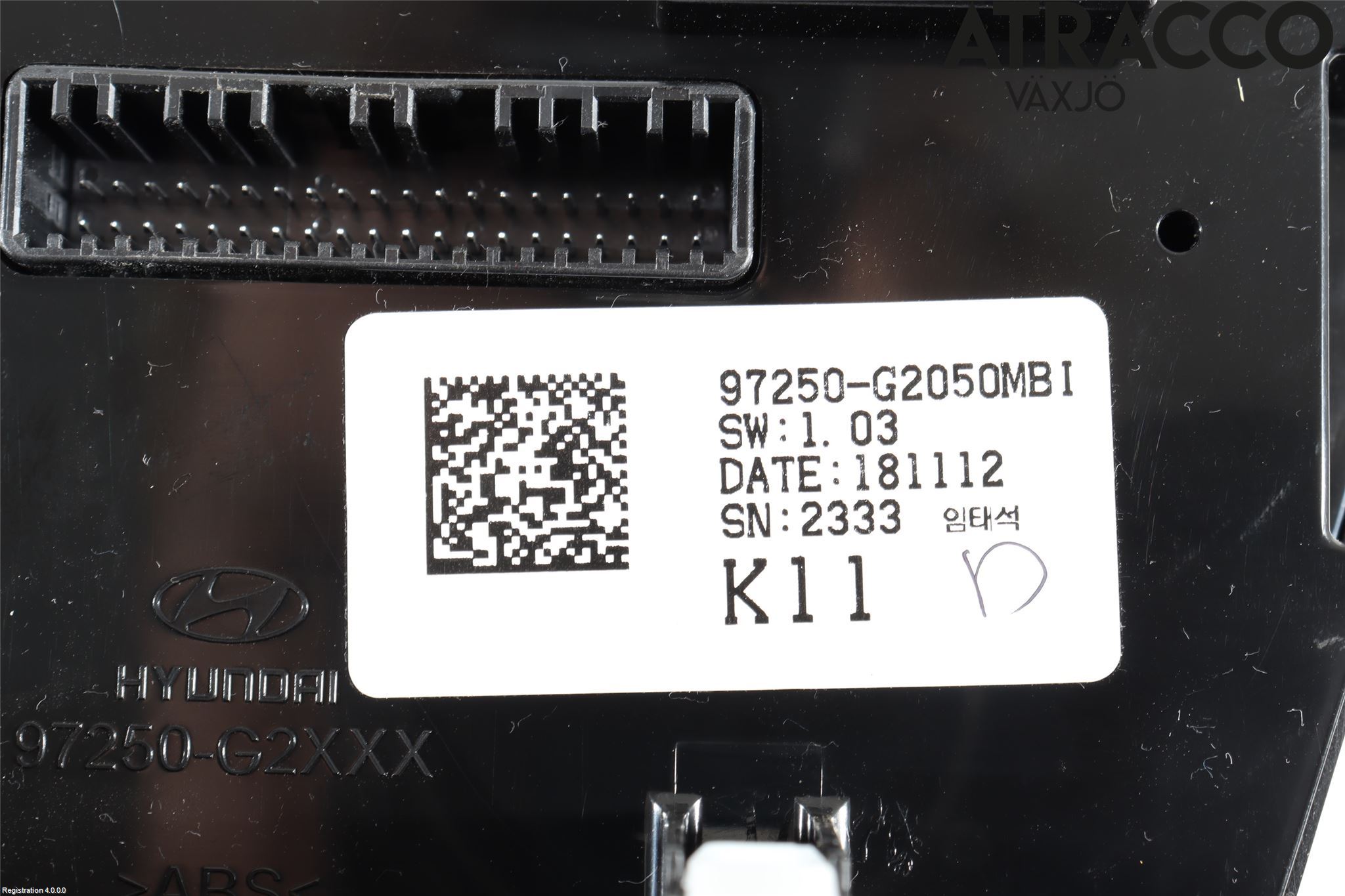 Hyundai IONIQ AE 17-22 Varme Ac Betjening-Display