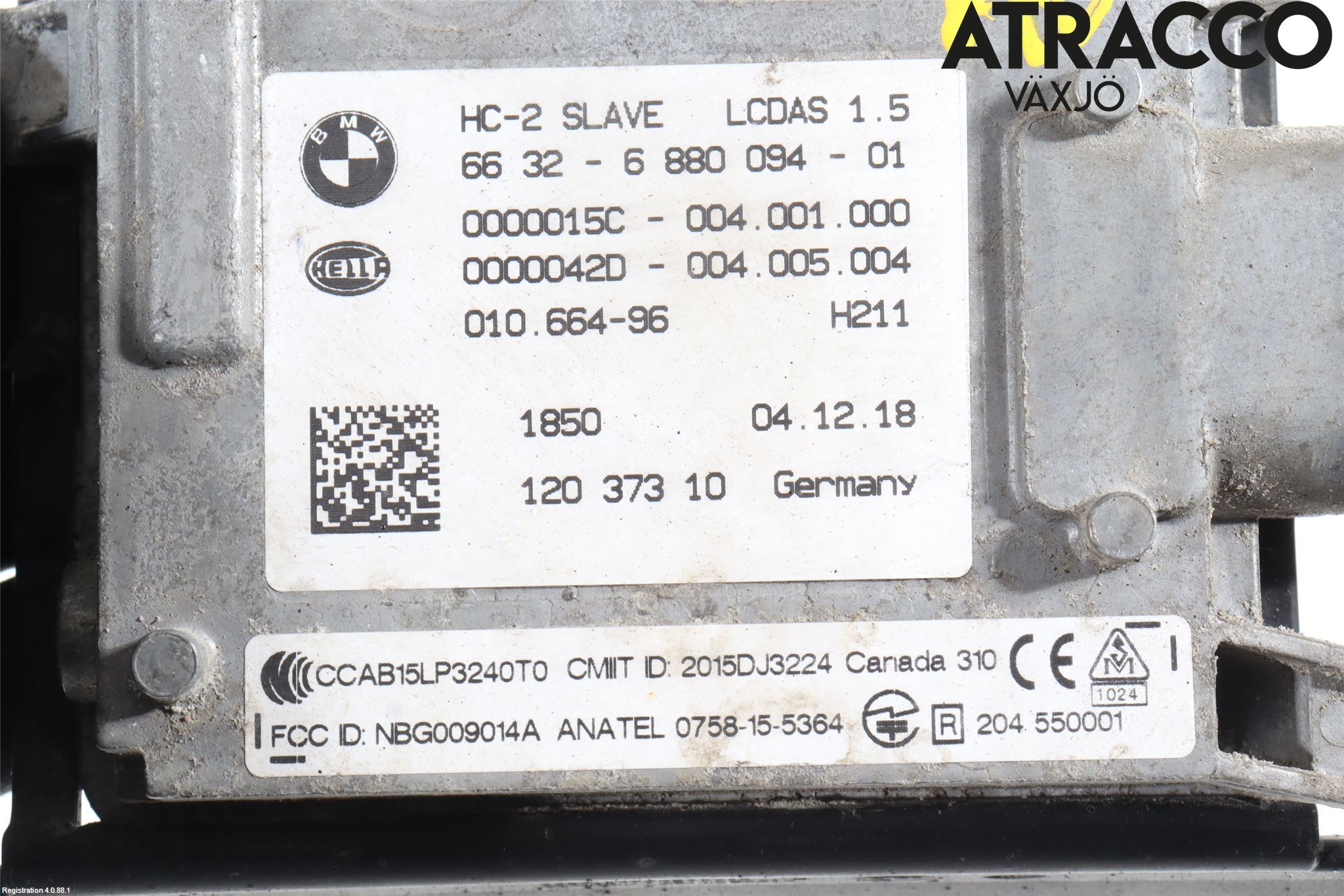 BMW 5 GT F07 09-17 Sensor Kollisjonsbeskyttelse