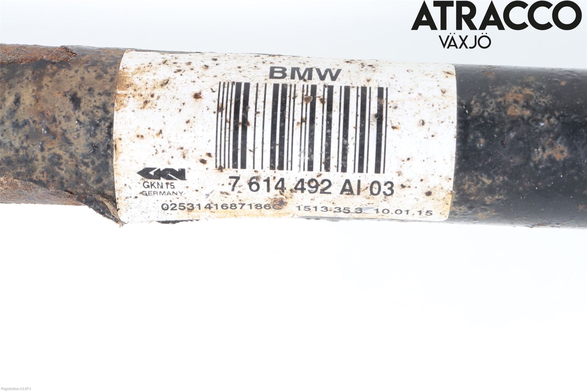BMW X4 F26 14-18 Drivaksel Bak Kompl Høyre
