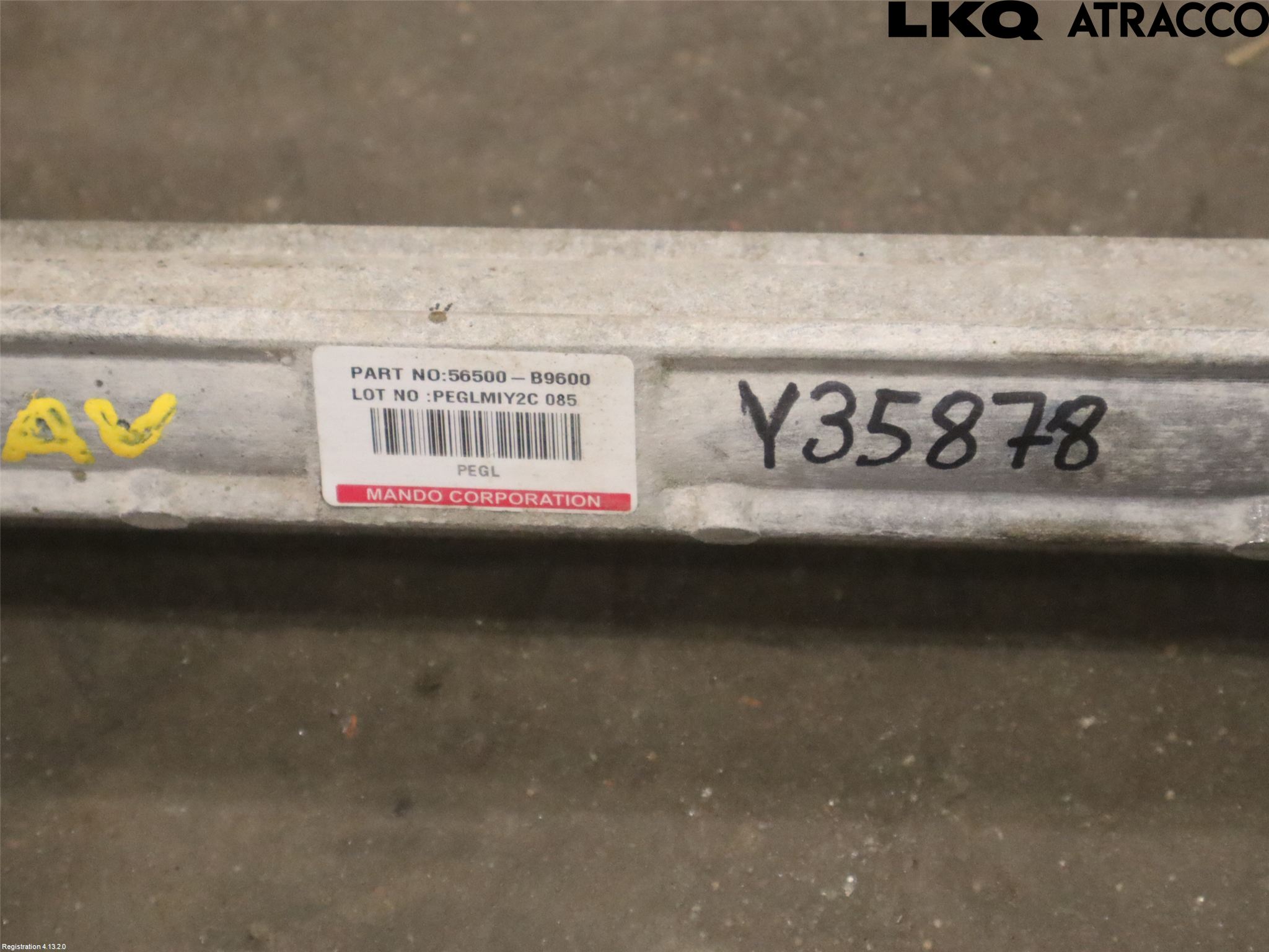 Hyundai i10 BA 17-20 Snekke - Tannstang