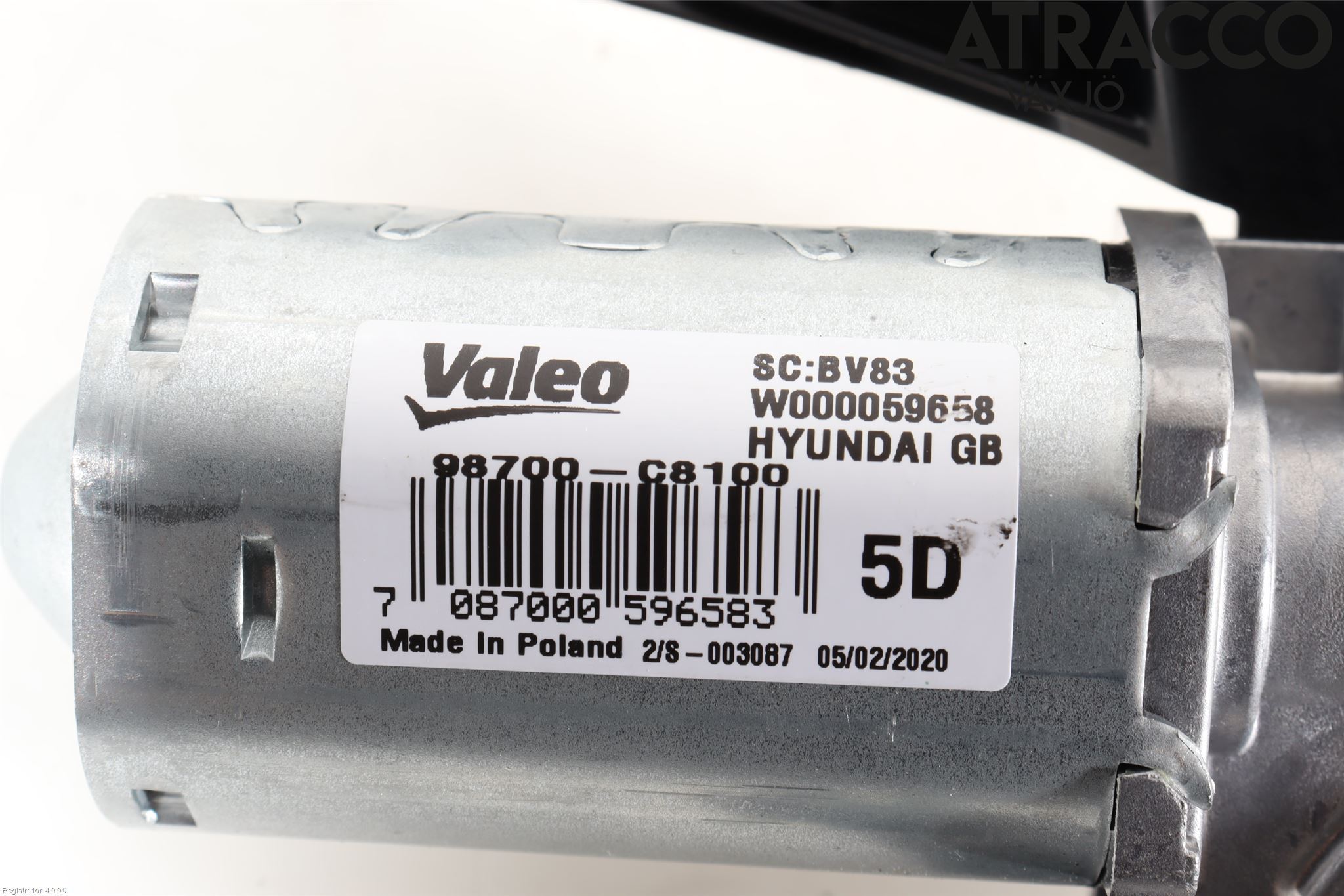 Hyundai i20 GB 15-20 Viskermotor Bakluke