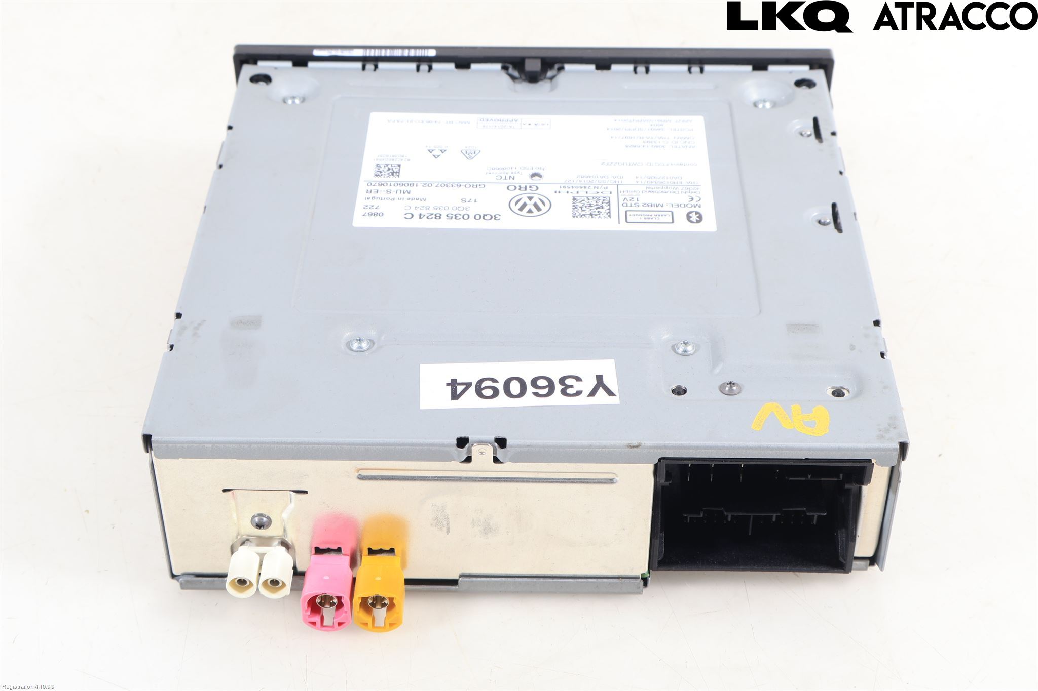 Volkswagen VW PASSAT 15-19 Stereo Radio Med Cd