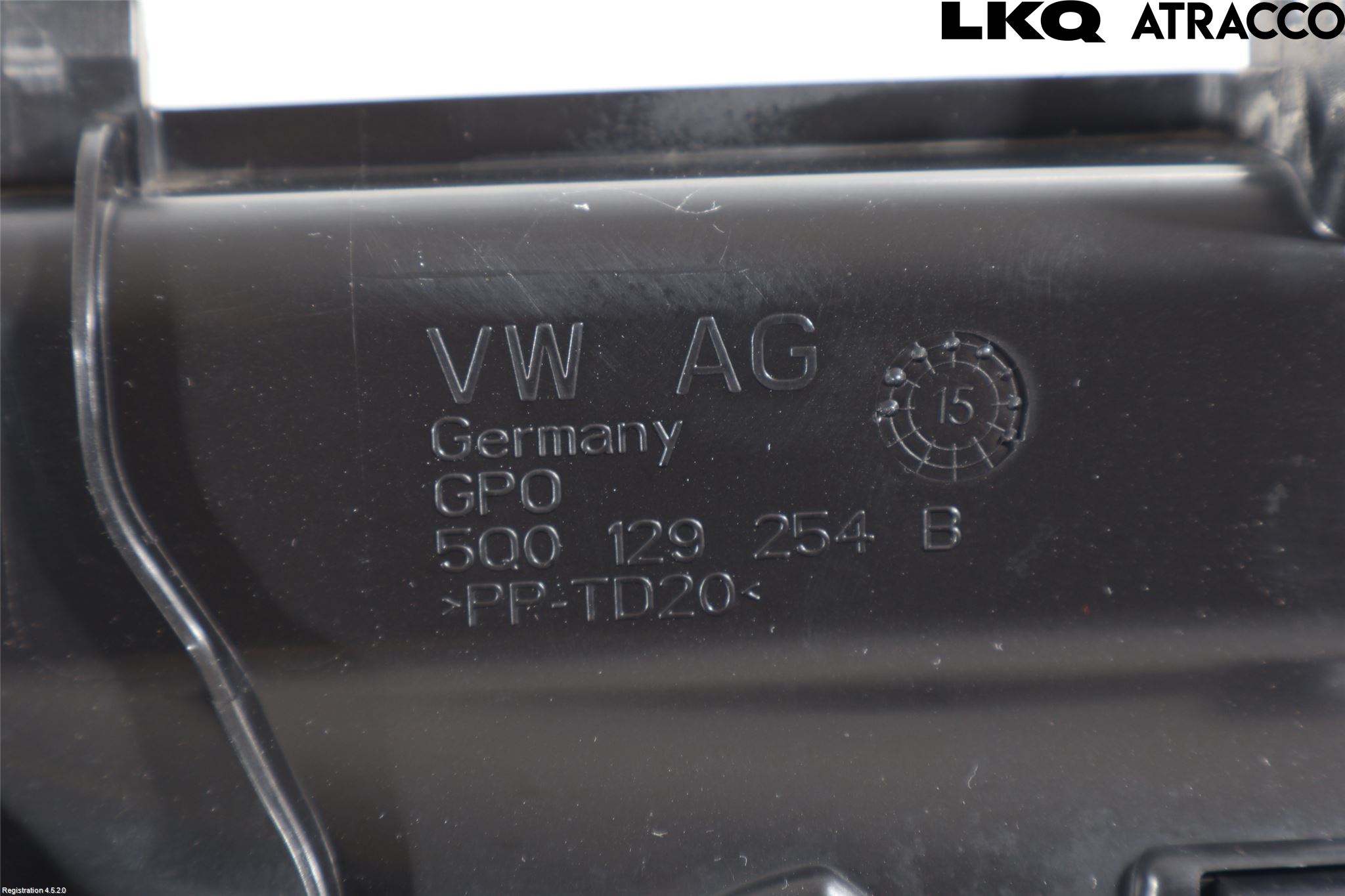 Volkswagen VW GOLF / E-GOLF VII 13-20 Forg-Belg-Rør Mot Luftr