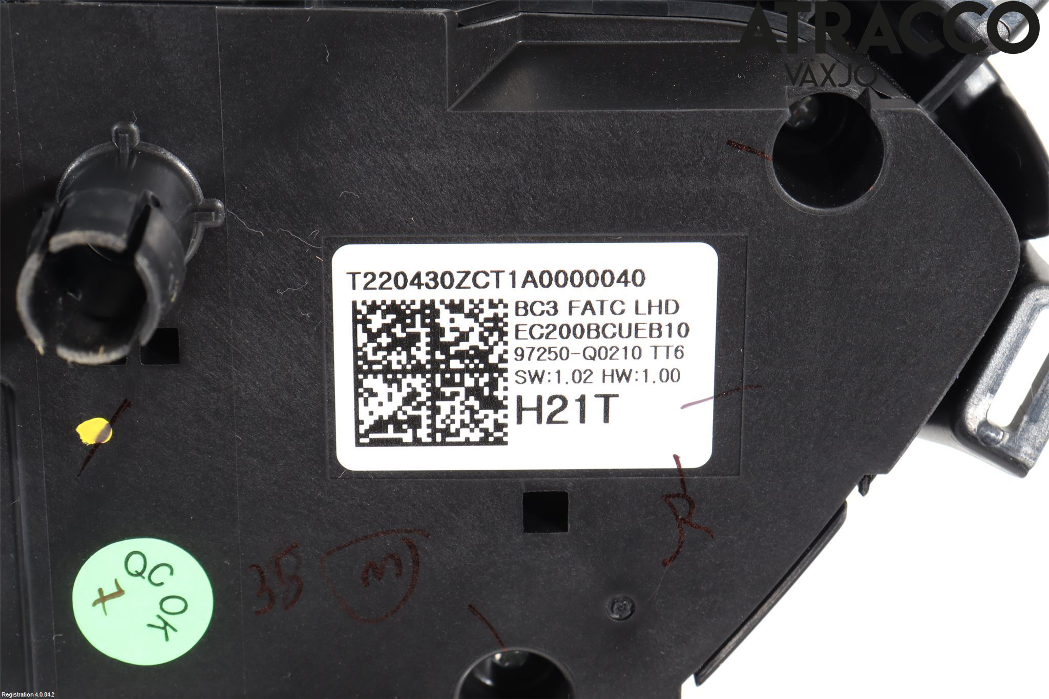 Hyundai BAYON BC3 21- Varme Ac Betjening-Display