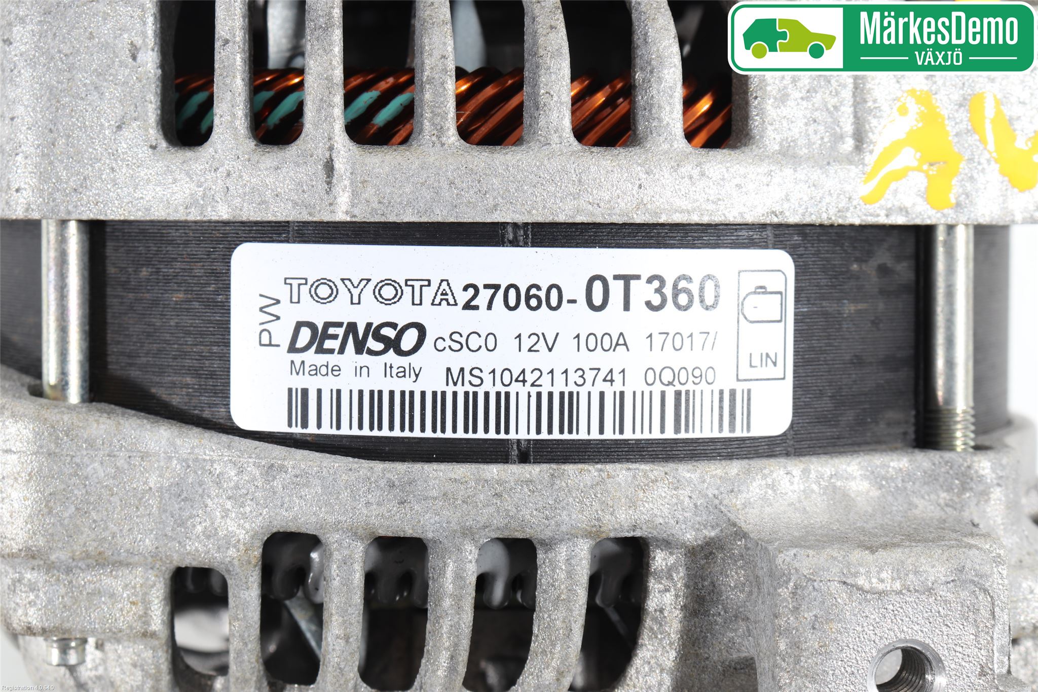 Toyota AVENSIS 16-18 Dynamo
