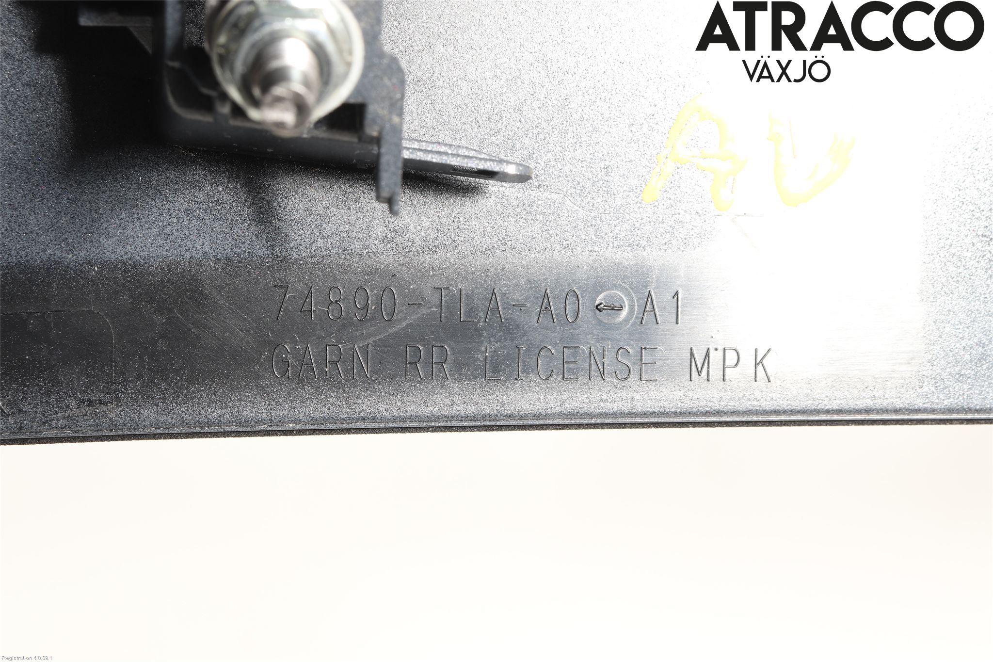 Honda CR-V 19-22 Refleksplate - Skiltplate