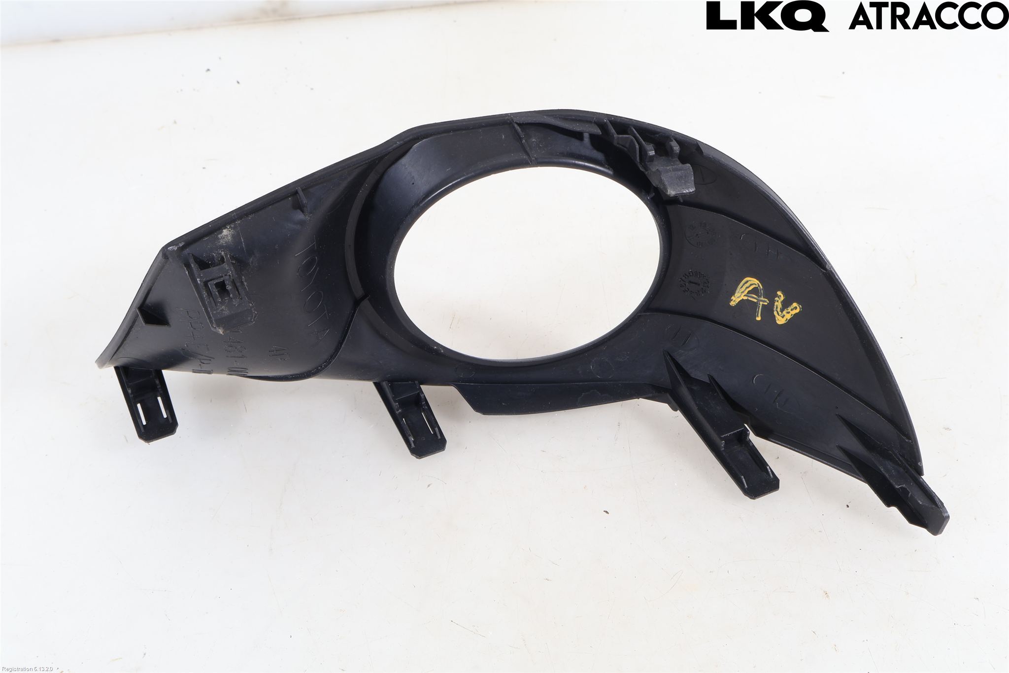 Toyota VERSO 09-18 Frontlykt Kurve-Tåkelys Ramme