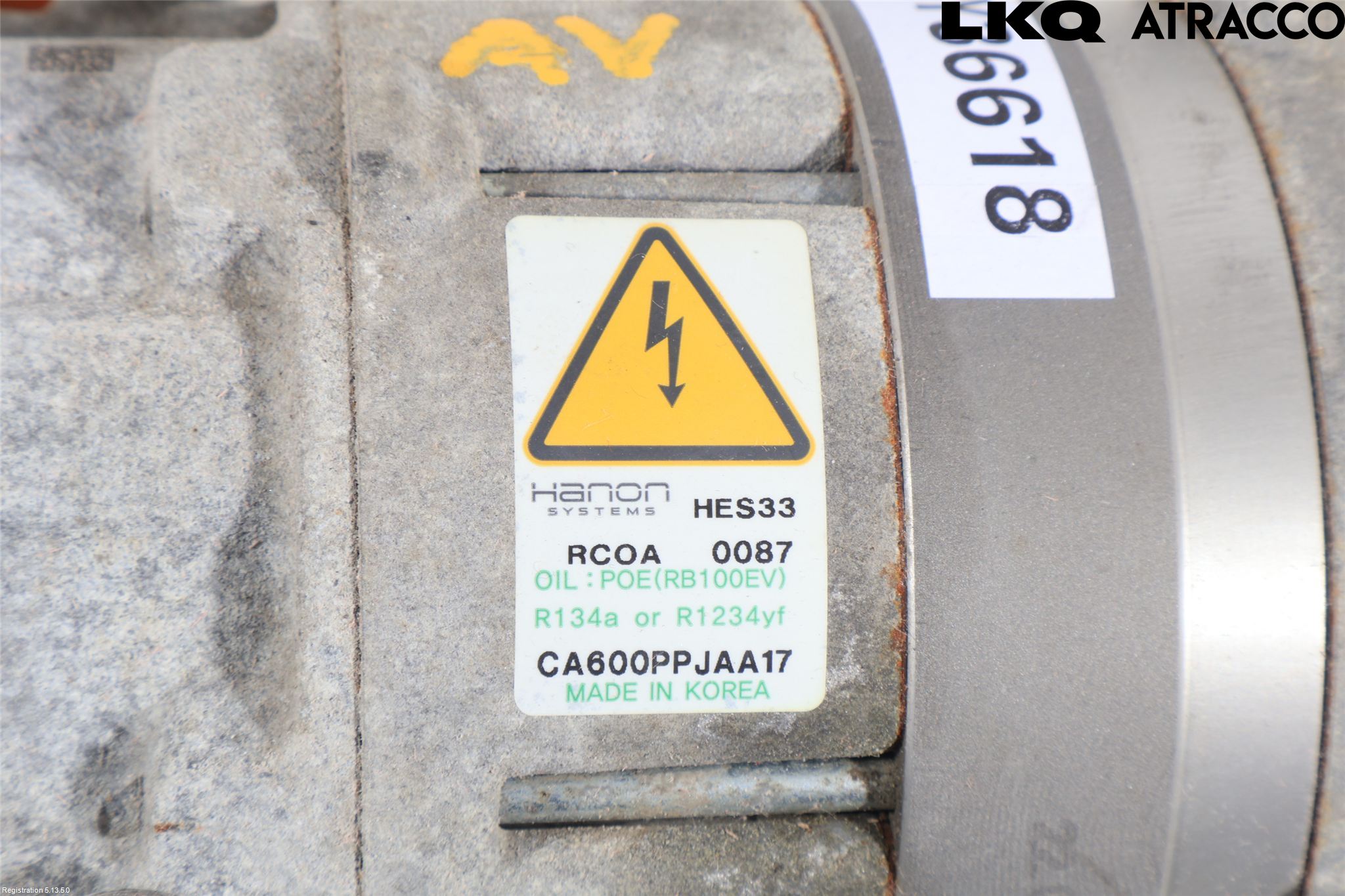 Hyundai KONA/ELECTRIC OS 18-23 Varme Ac Kompressor