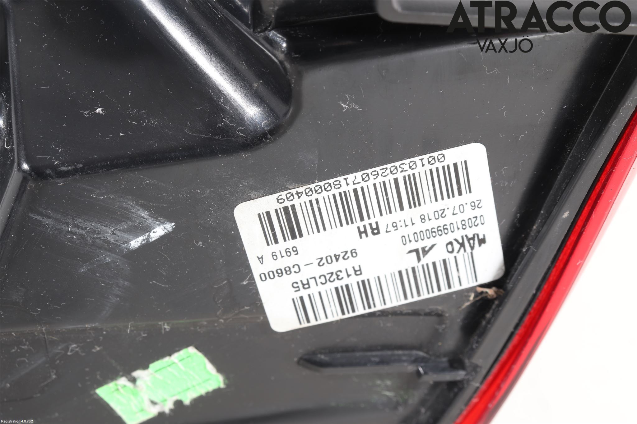 Hyundai i20 GB 15-20 Baklykt Høyre