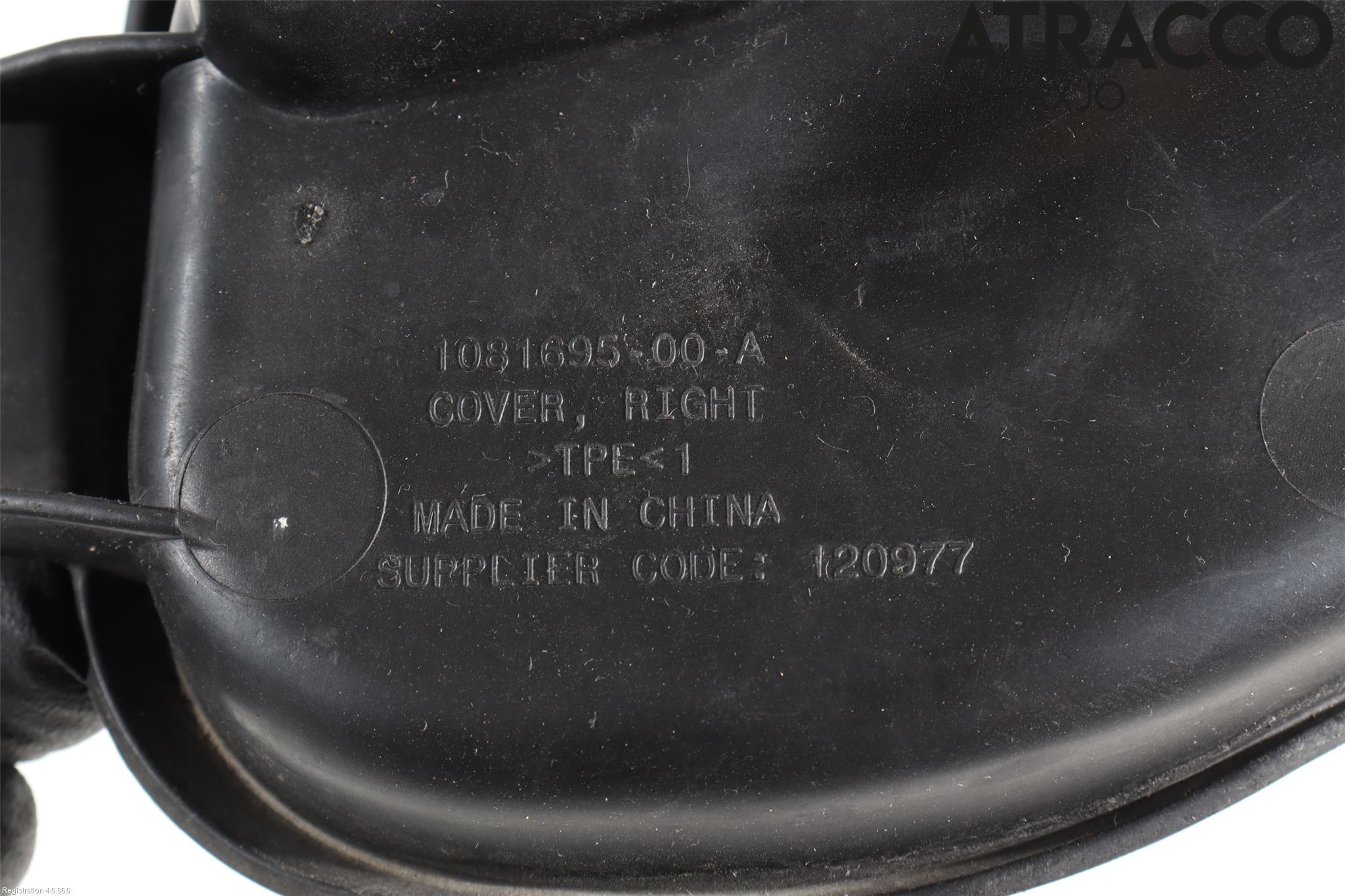 Tesla MODEL 3 17- Visker Deksel-Grill-Under Frr