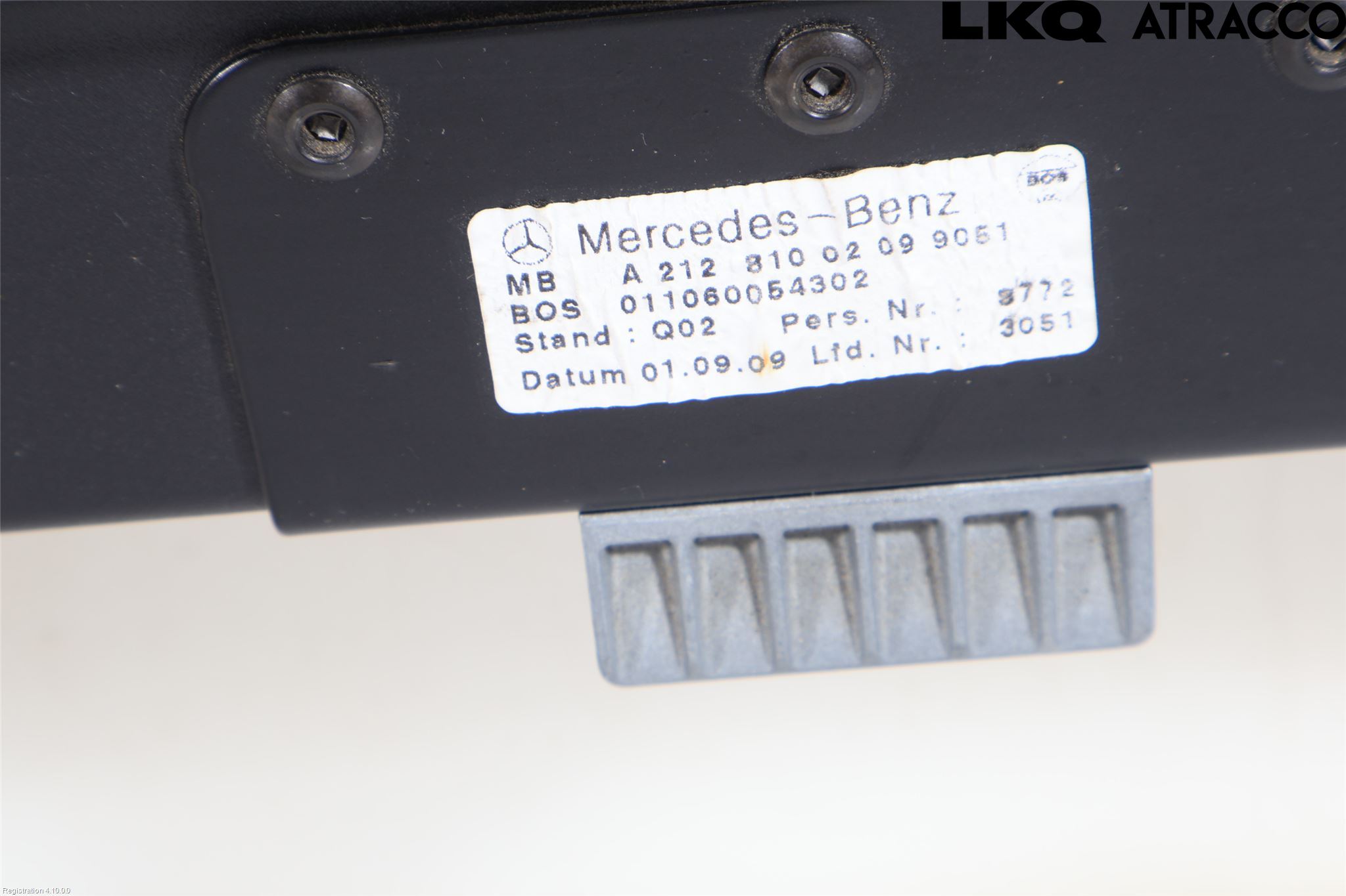 Mercedes-Benz MB E-KLASS (W212) 09-16 Innr Innsyn Beskytelse Stv