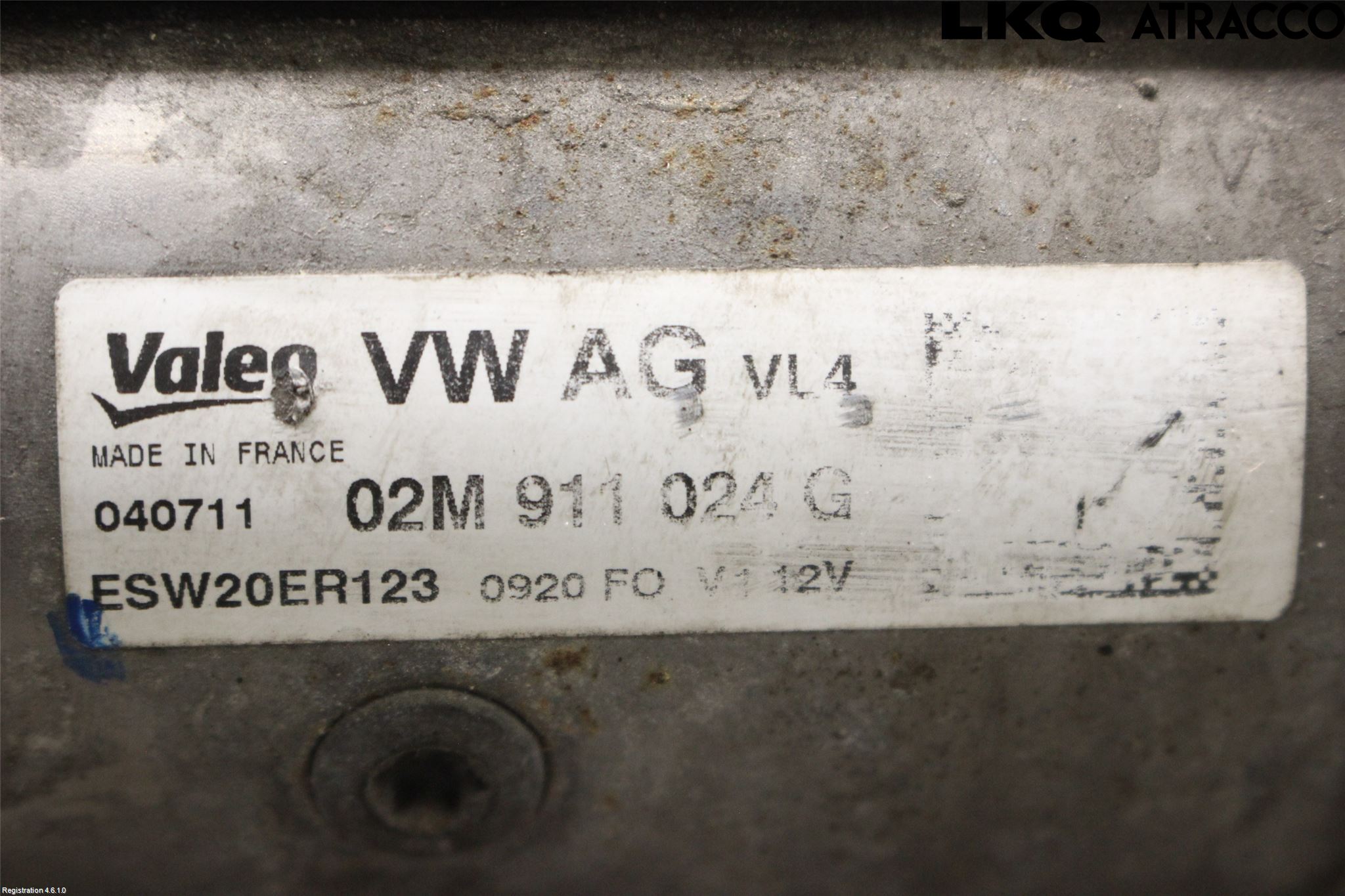 Volkswagen VW PASSAT 11-14 Startmotor Diesel